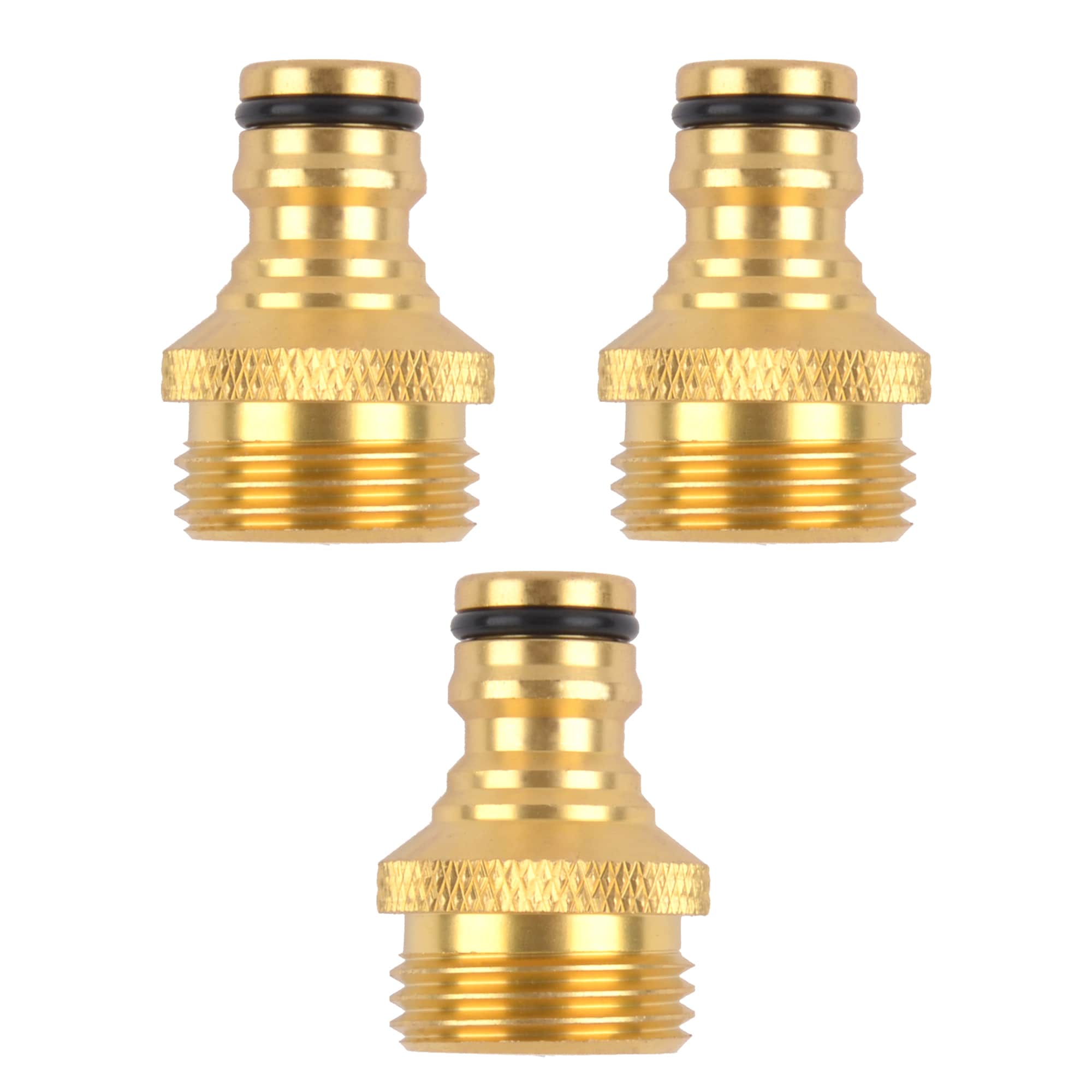 Hose Connector Set Of Garden Hose Fittings. Nozzle, Quick Connector,  Waterproof Connector, Double Male Connectors, Tap Connectors Size 1/2 And  3/4 Inc
