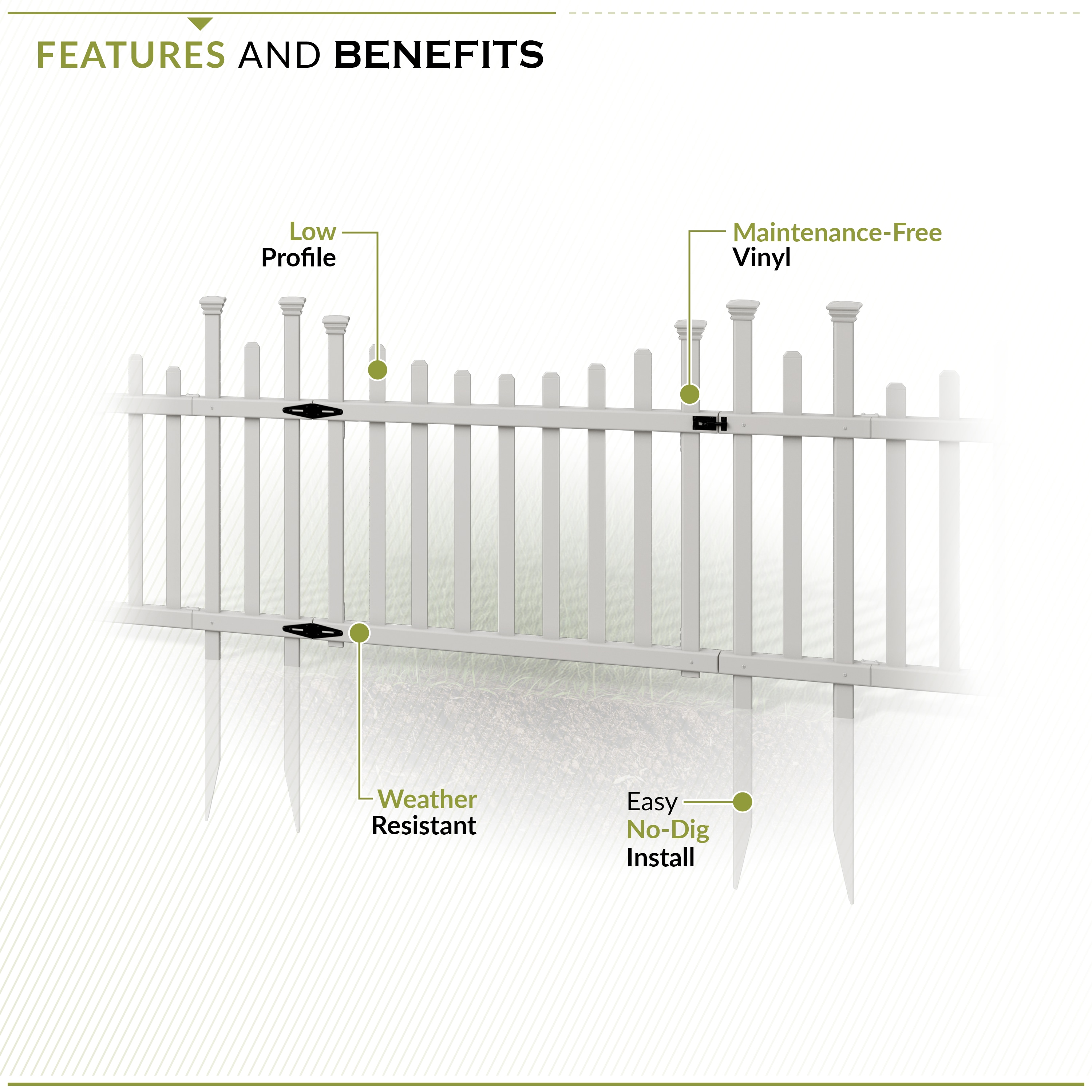 Zippity Outdoor Products ZP19028 Vinyl-Fence-Panels - View #4