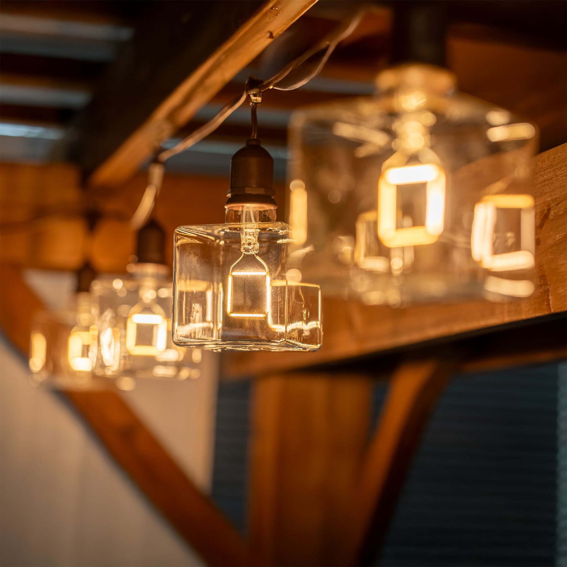 Novelty Lights FL-LED-SQUARE-WW Patio-String-Lights - View #4