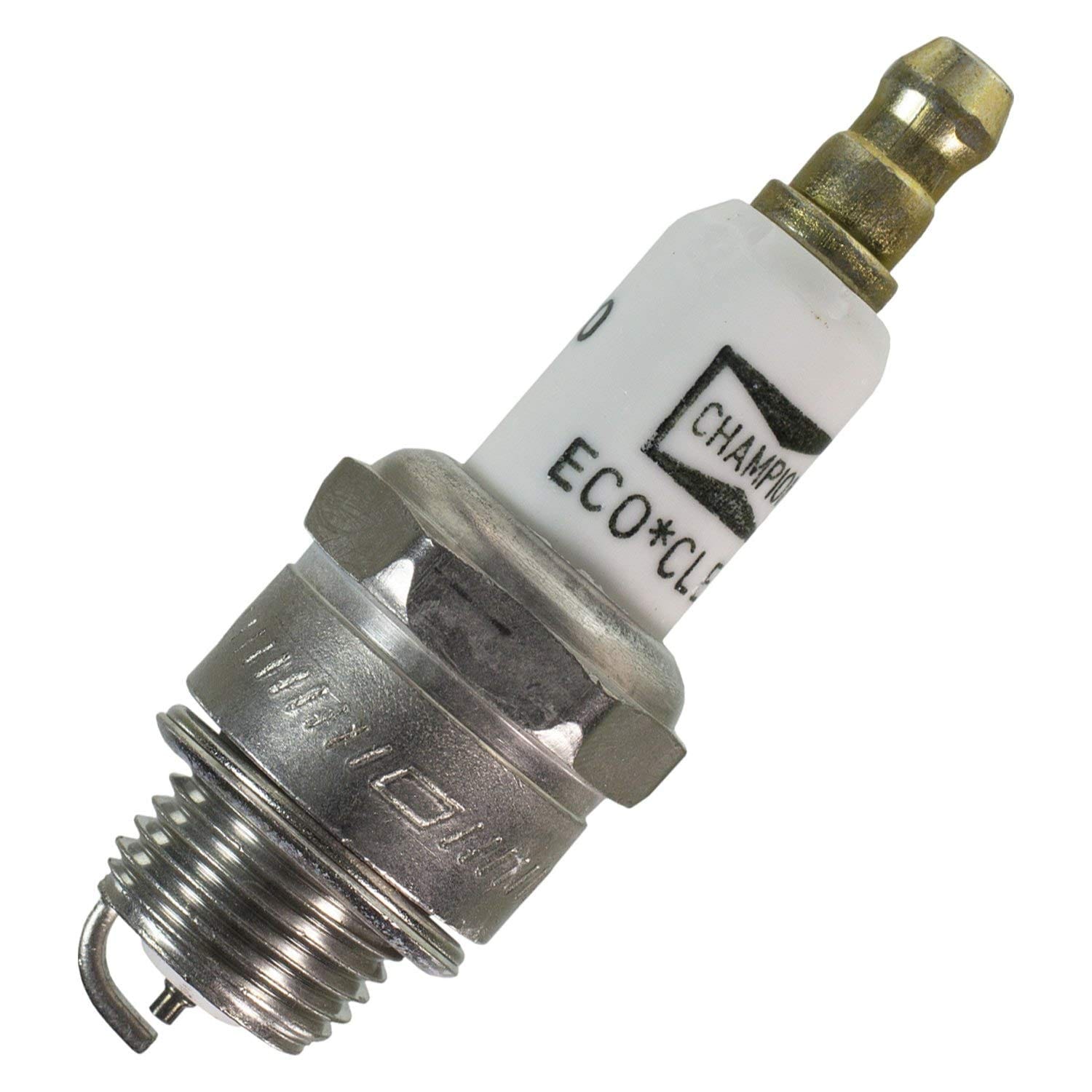 CHAMPION  Spark Plug - Fine-Wire Electrode Patented Rib-Core Nose Direct Fit for Lawn  Garden Engines