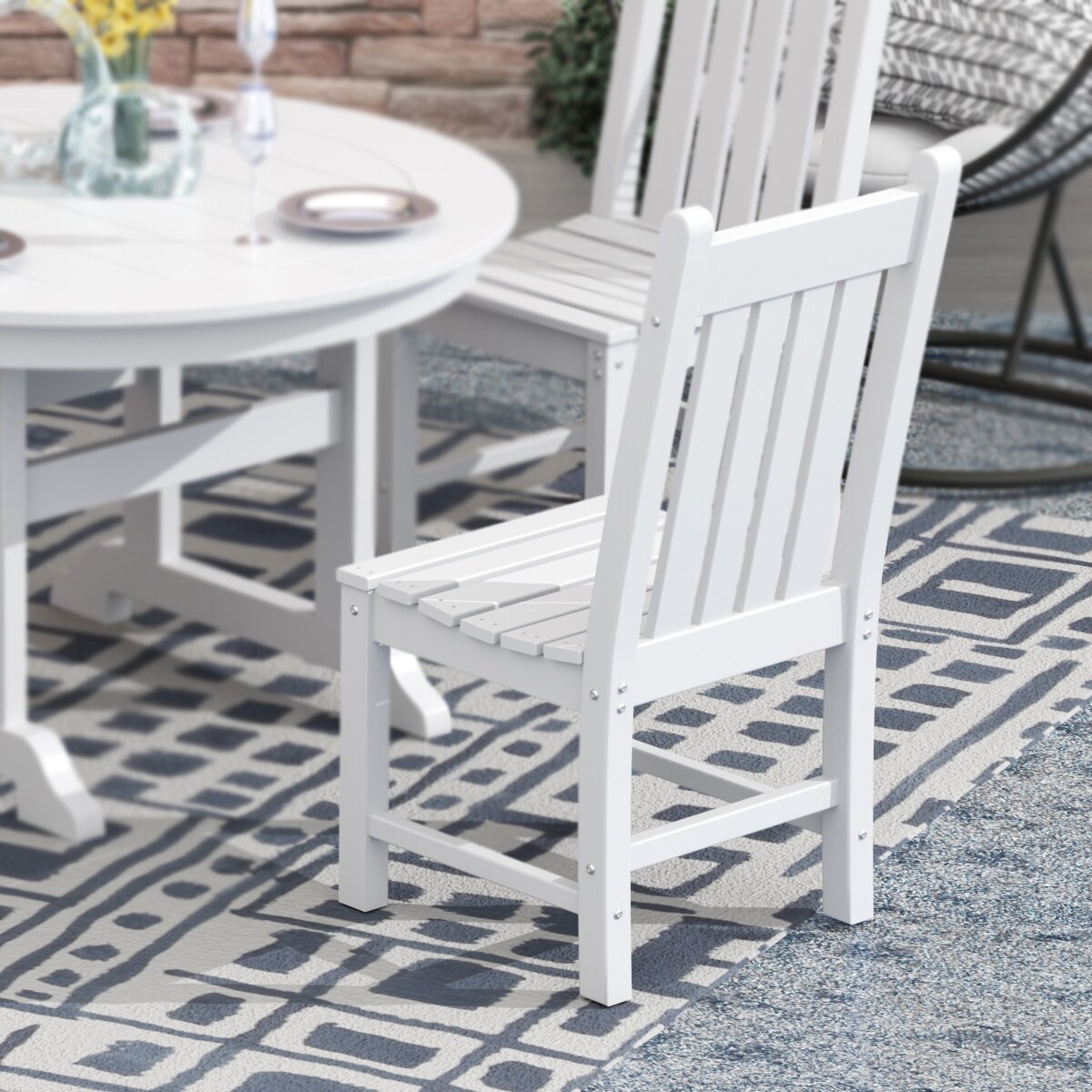 Westin Furniture OP2005-WH Patio-Chairs - View #2