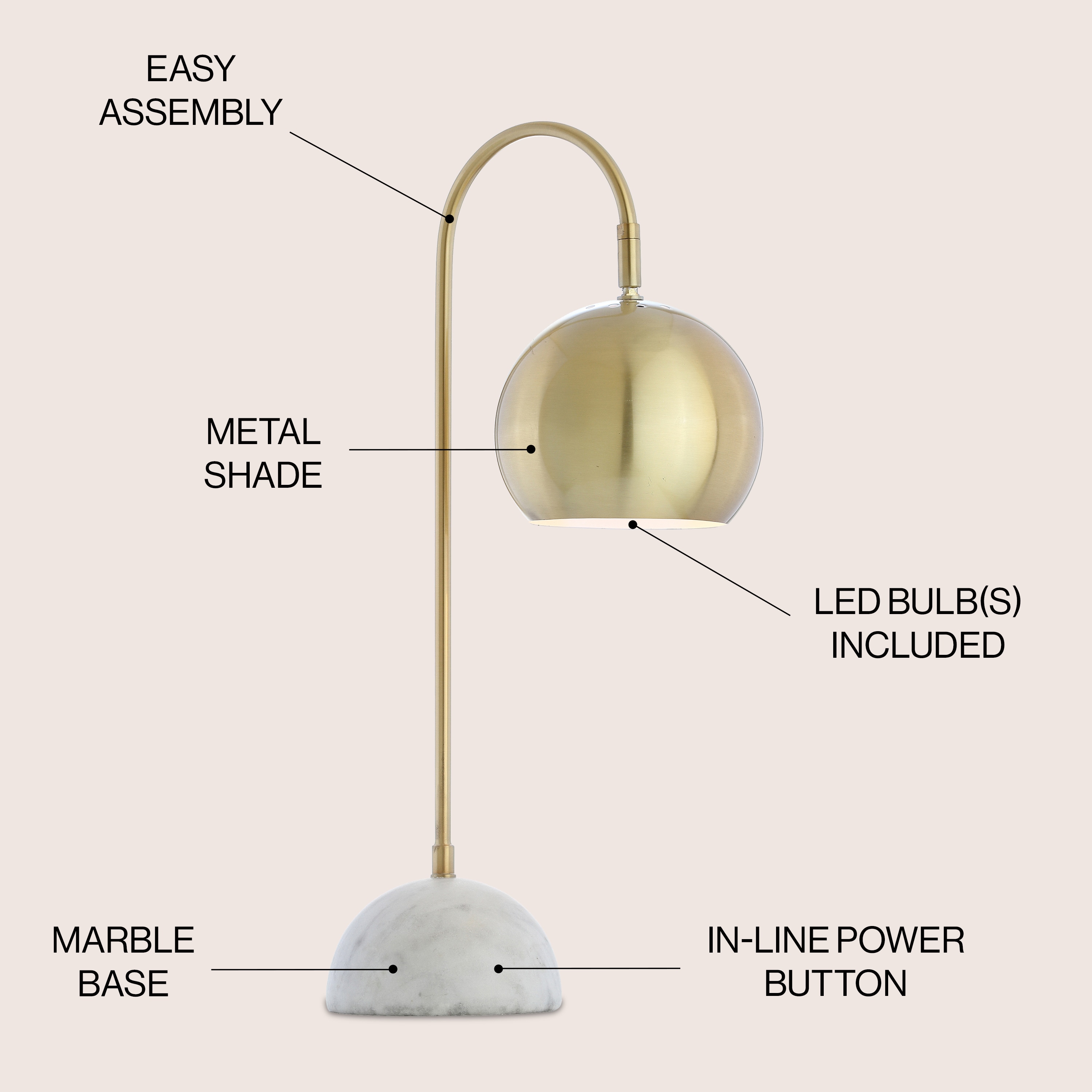 JONATHAN  Y JYL6000A Table-Lamps - View #3