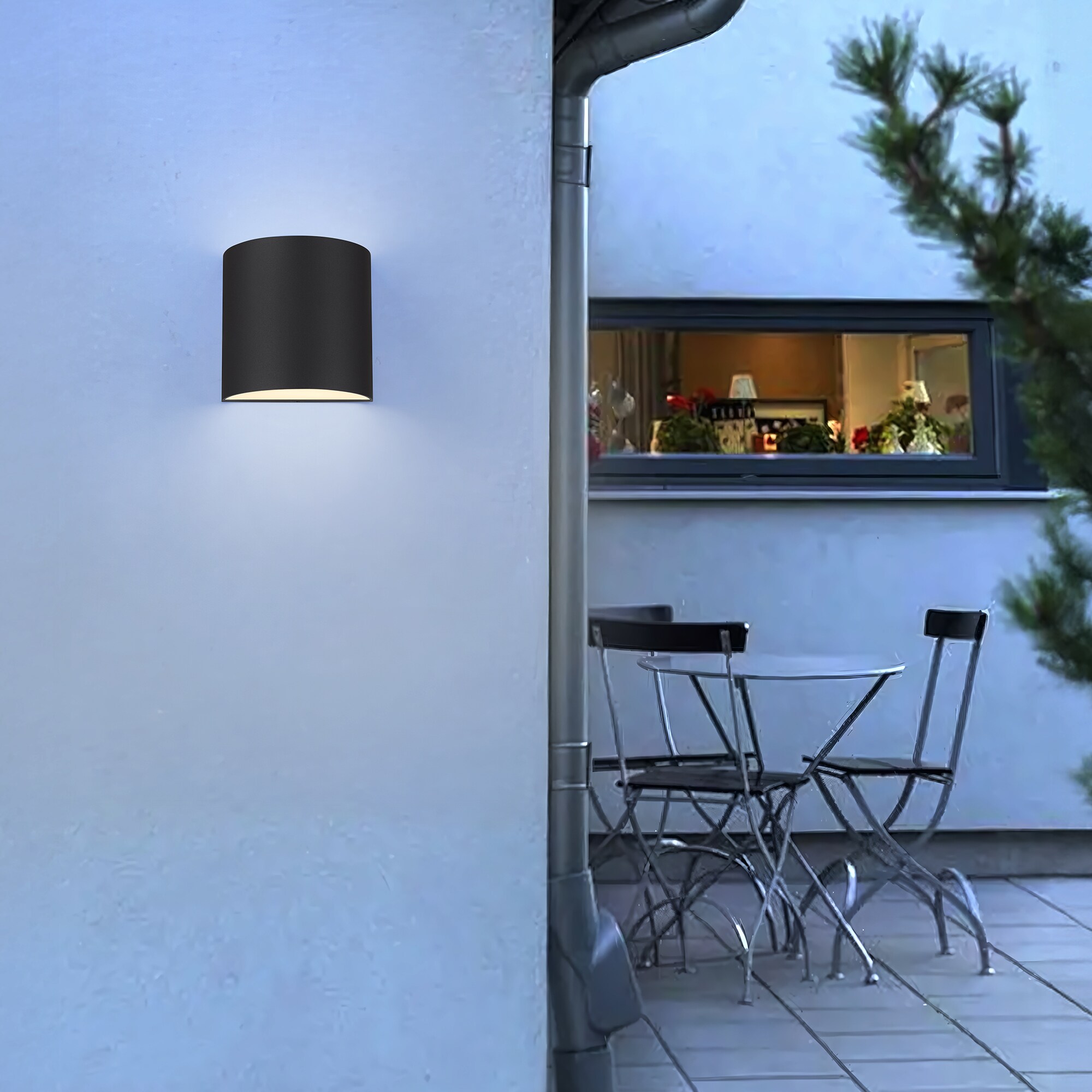 Alteck AW0028-3CCT-W-BK Outdoor-Wall-Lighting - View #14
