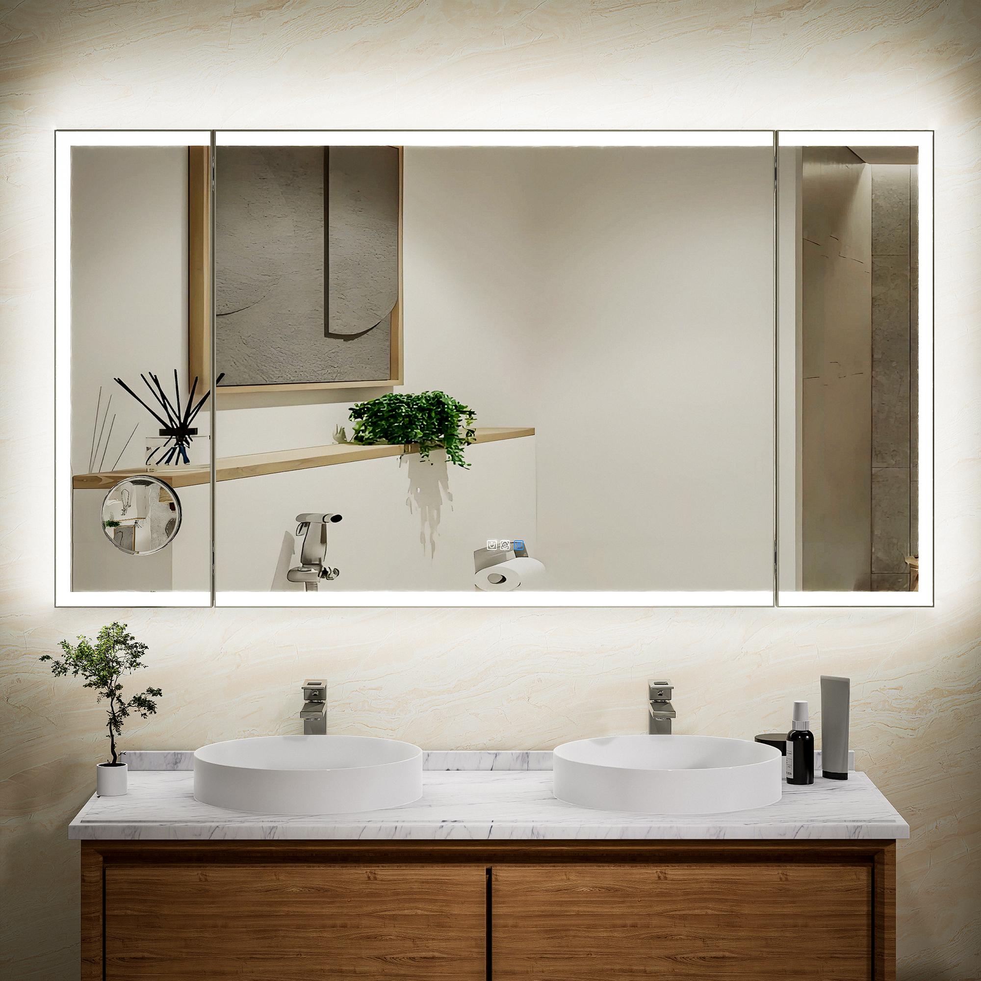 Bayfeve BFXB-9V6636-MIR Framed-Bath-Mirrors - View #3