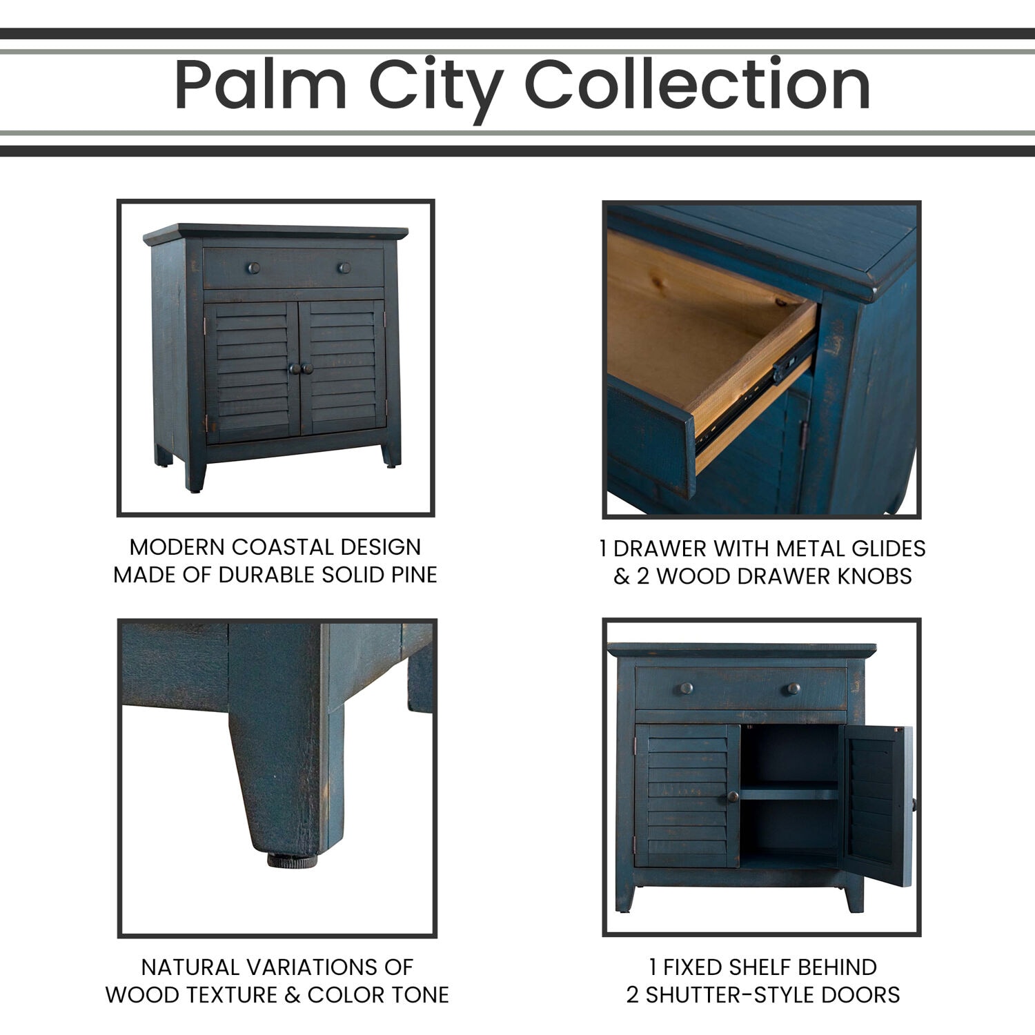 Hanover HLR008-BLU Storage-Drawers - View #3