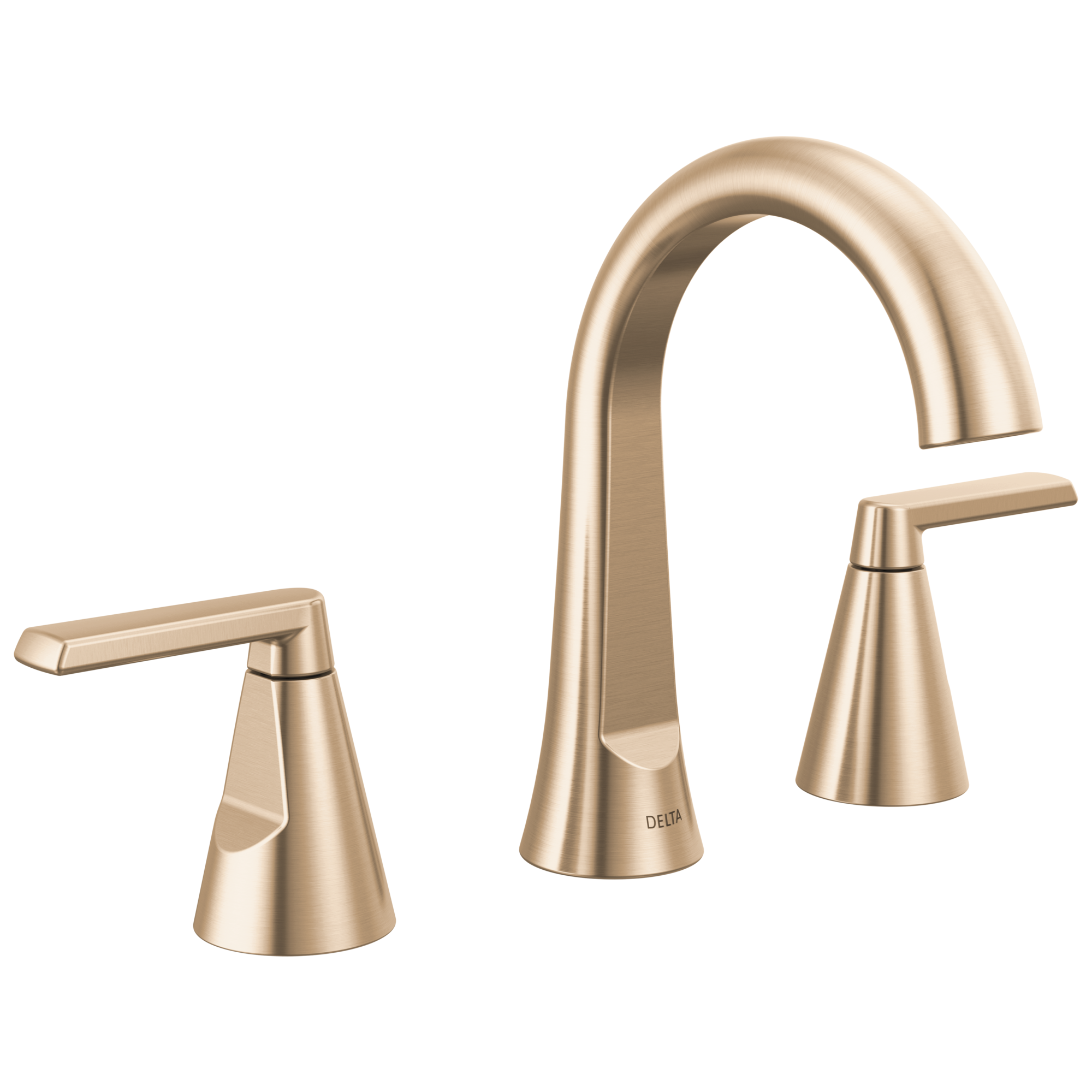 Sparrow Champagne Bronze Widespread 2-handle WaterSense Bathroom Sink Faucet with Drain | - Delta 35832LF-CZ
