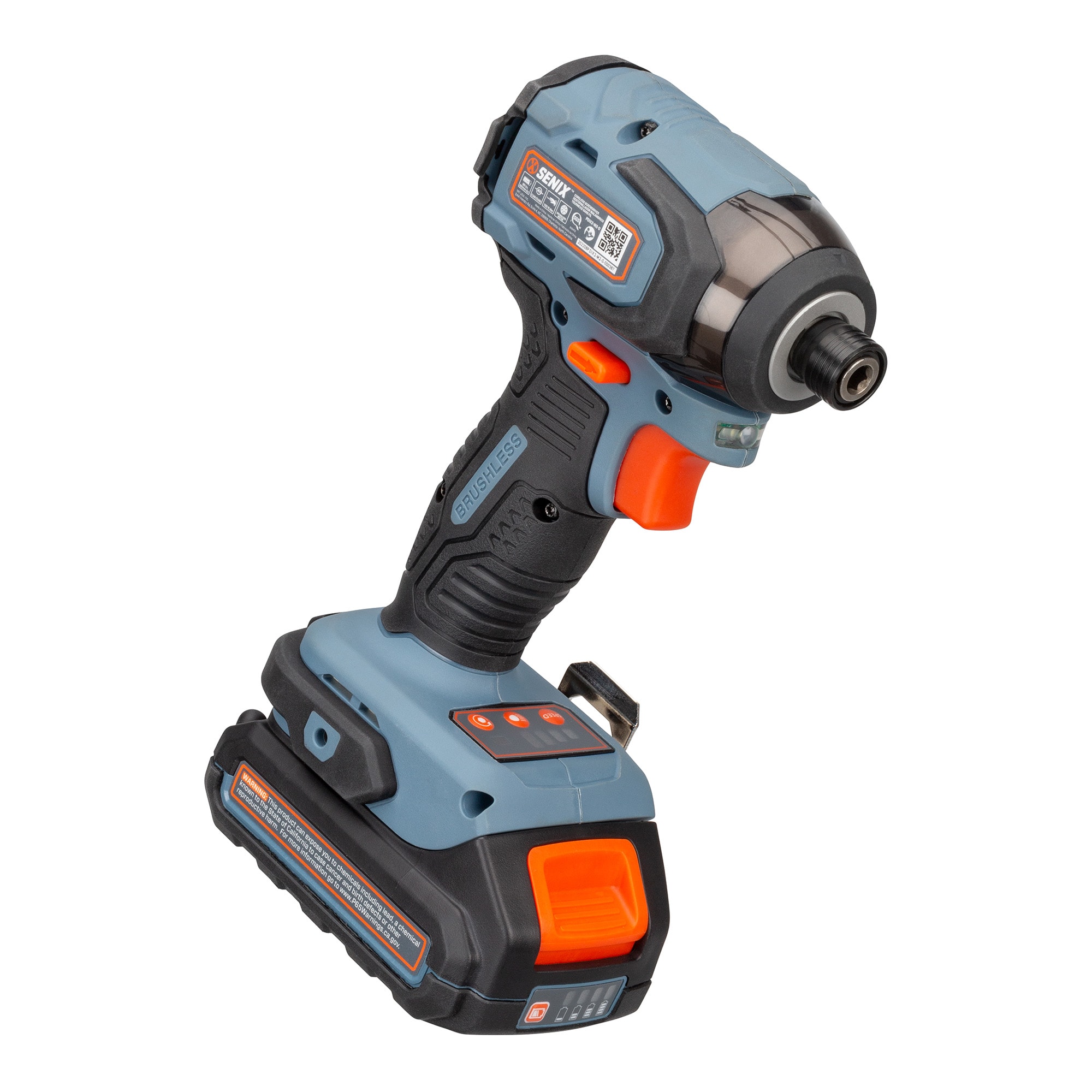 SENIX X2 20-volt 1/4-in Brushless Cordless Impact Driver (1-Battery Included,  Charger Included and Soft Bag included) in the Impact Drivers department at