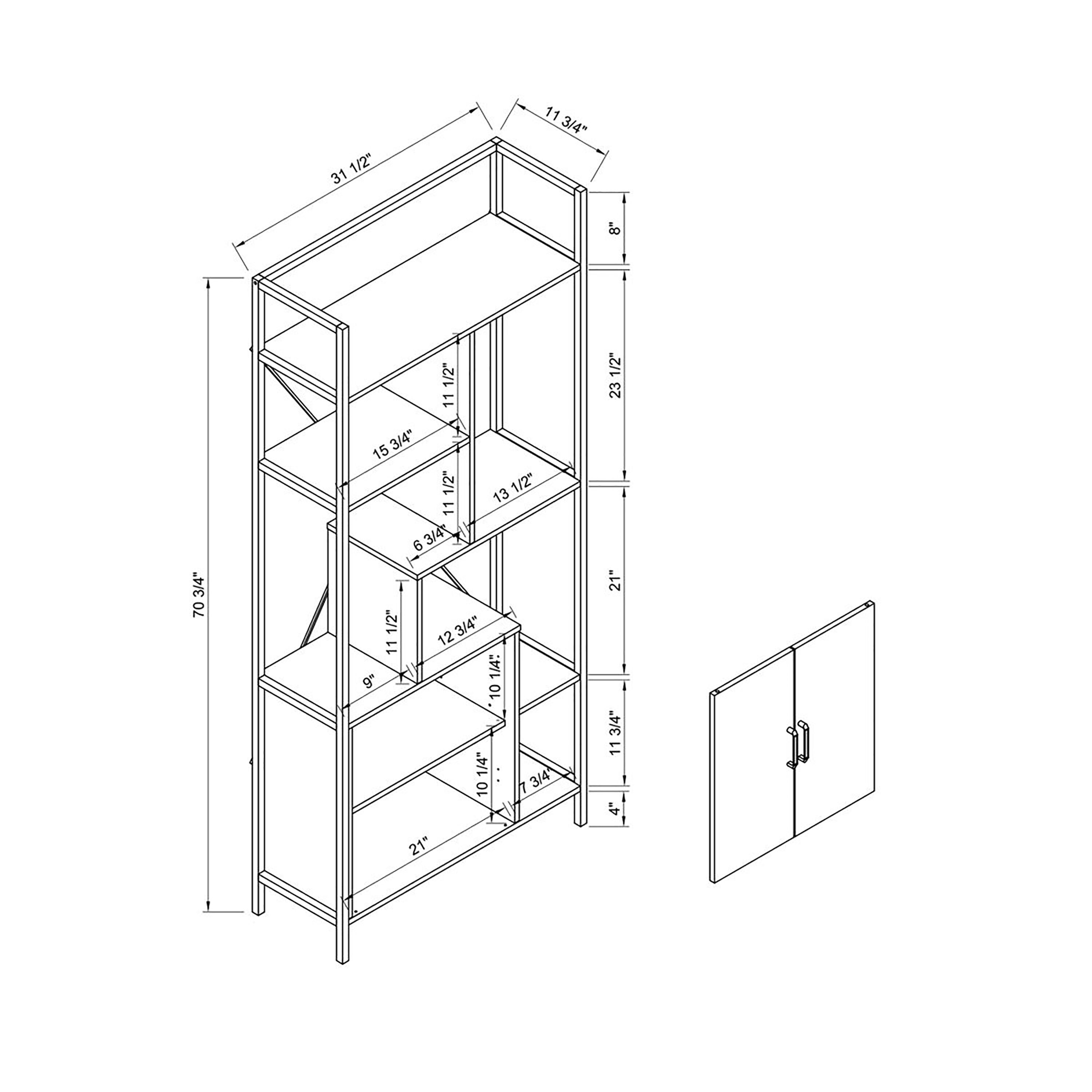 FC Design ID90223086 bookcases - View #6