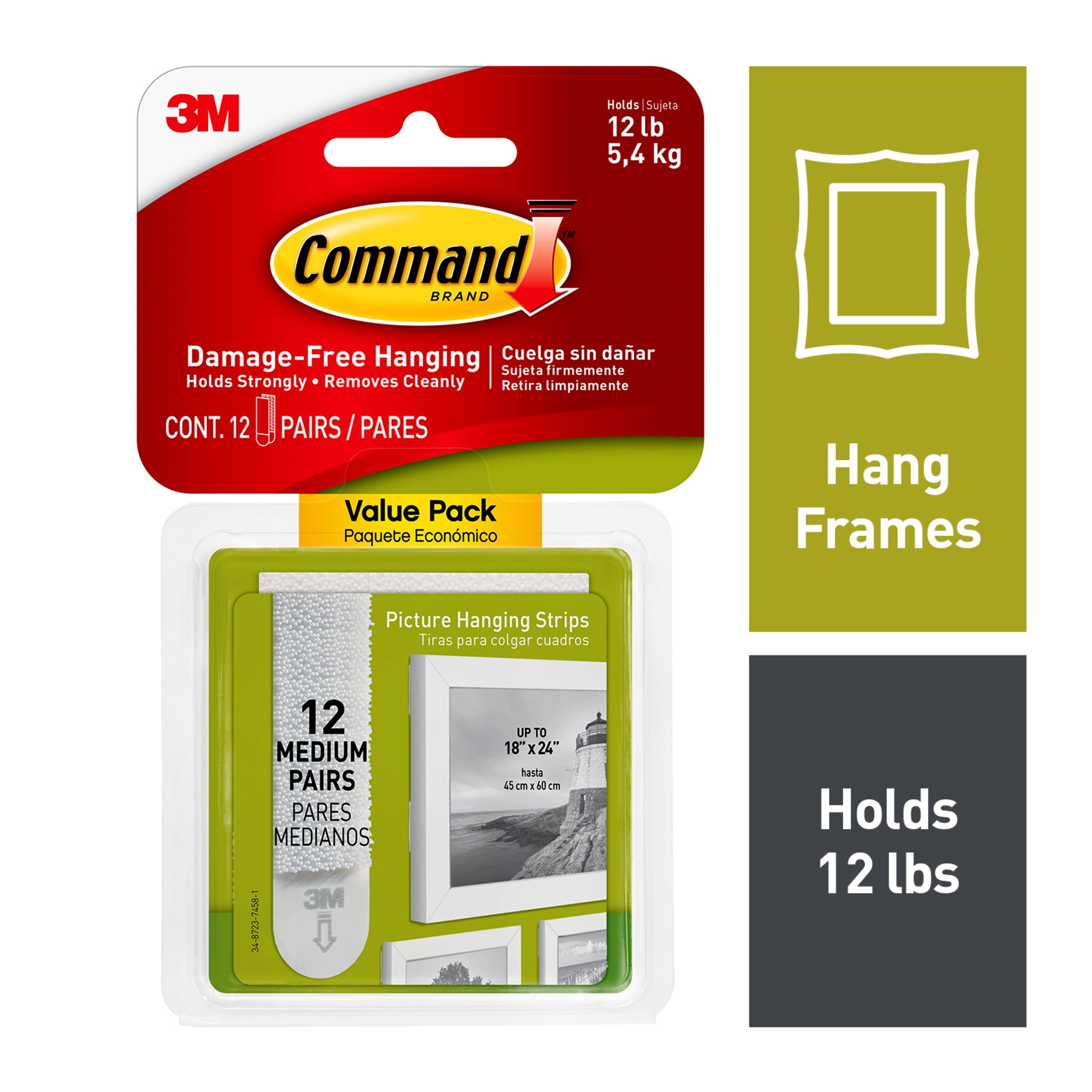  Command Medium and Large Picture Hanging Strips
