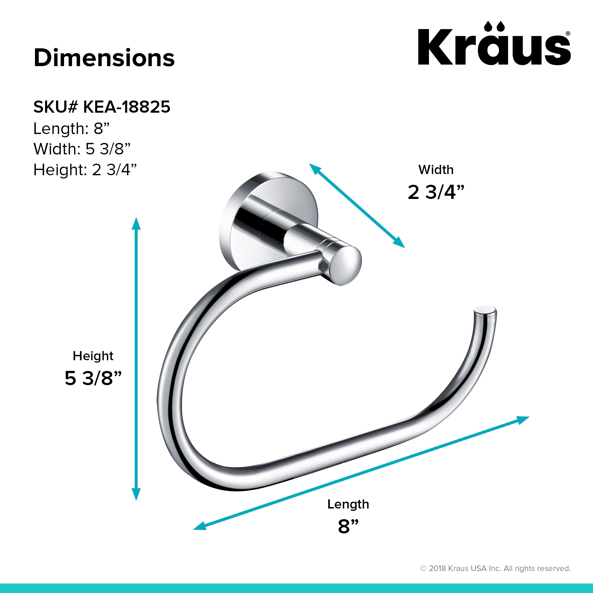 Kraus C-KEA-188CH Decorative-Bath-Hardware-Kits - View #5