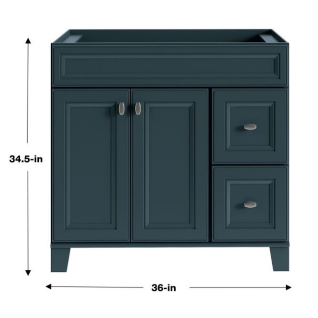 Diamond FreshFit Goslin 36-in Maritime Bathroom Vanity Cabinet Diamond FreshFit Goslin 36-in Maritime Bathroom Vanity Cabinet