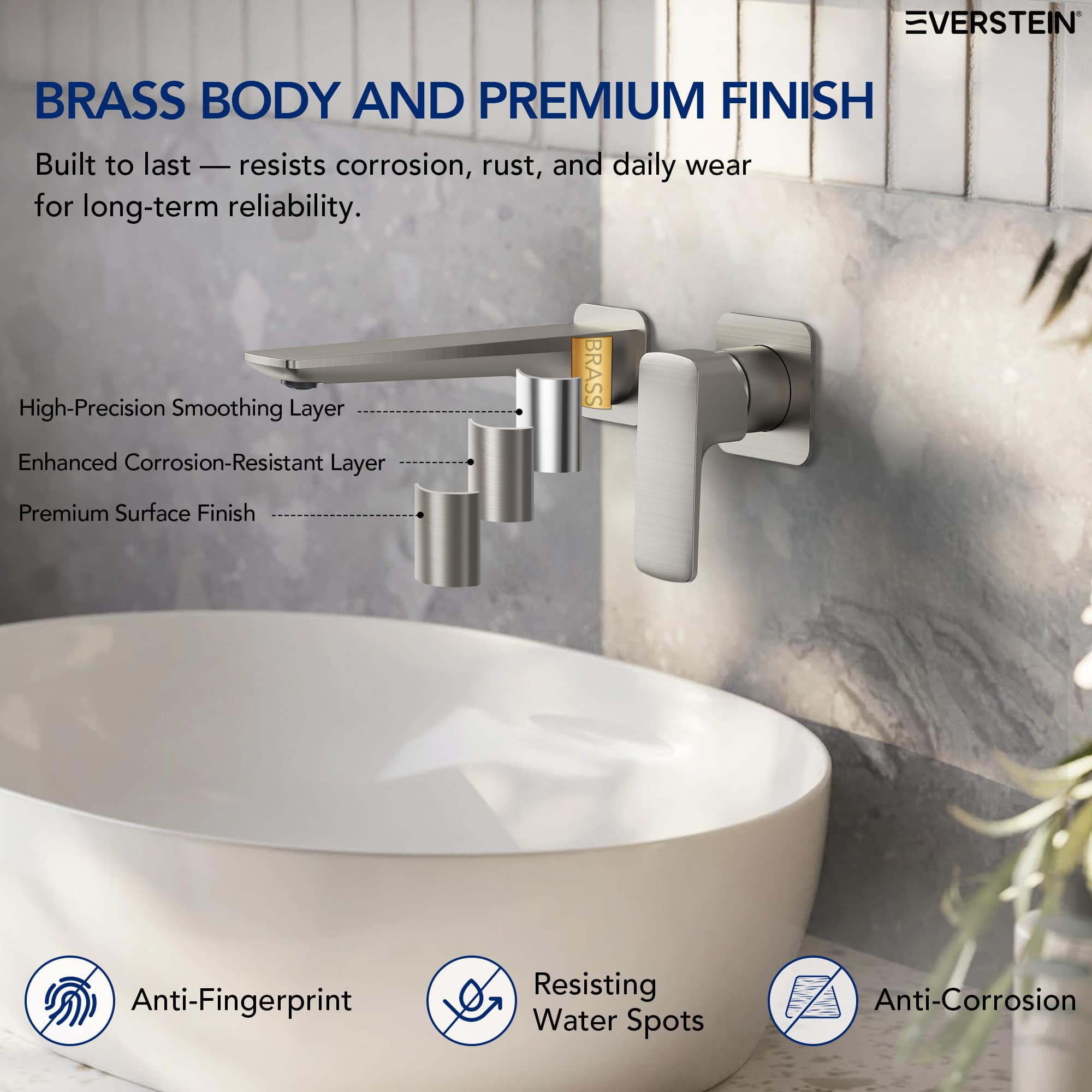 EVERSTEIN SFS-1317B-NK Lavatory-Faucets - View #6