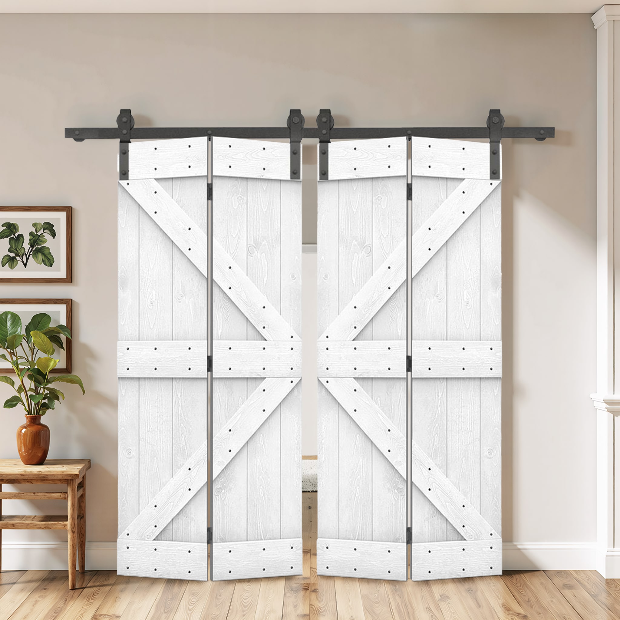 CALHOME BF1300S+K24WT2 Barn-Doors - View #3