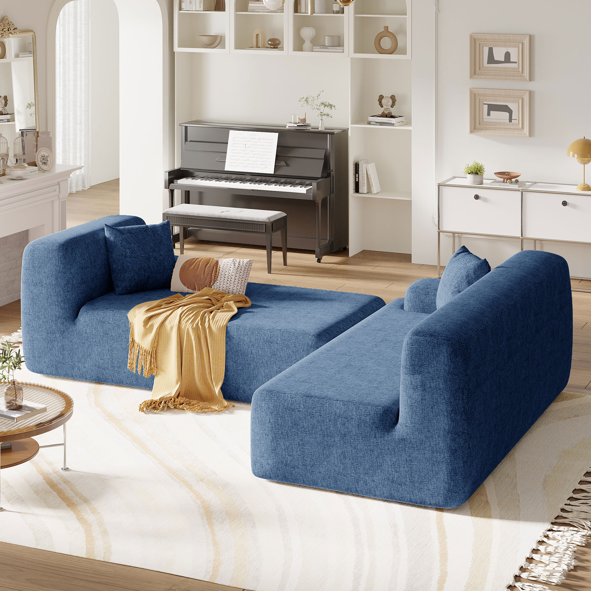 JIMSMAISON JMUSSO01BL Sofas-Loveseats - View #3