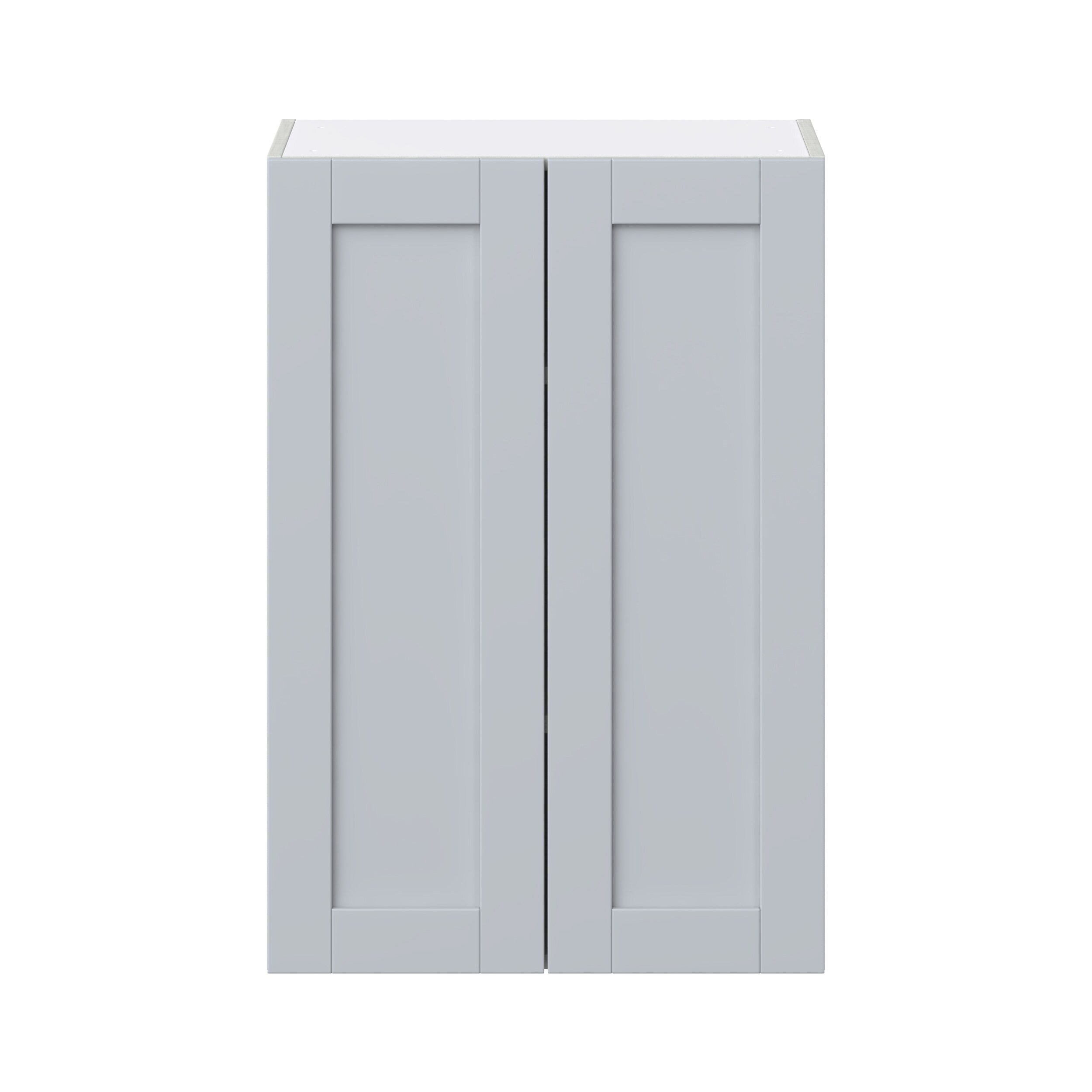 Hugo&Borg Charlesberg 24-in W x 35-in H x 14-in D Gray Door Wall Fully ...