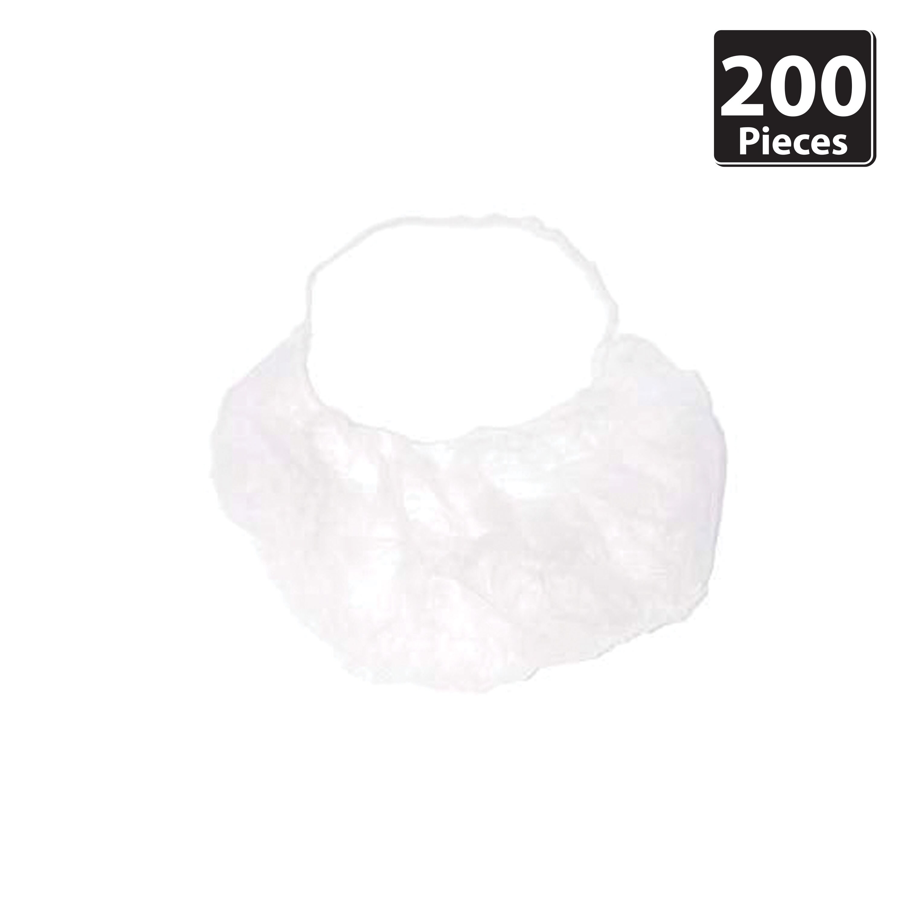 Safe Handler 18 Inch, Disposable Tough Net Polypropylene White Beard  Protector, Latex-free, Breathable, Secure-fit, Non-woven, Pack Of 200 in  the Safety Accessories department at