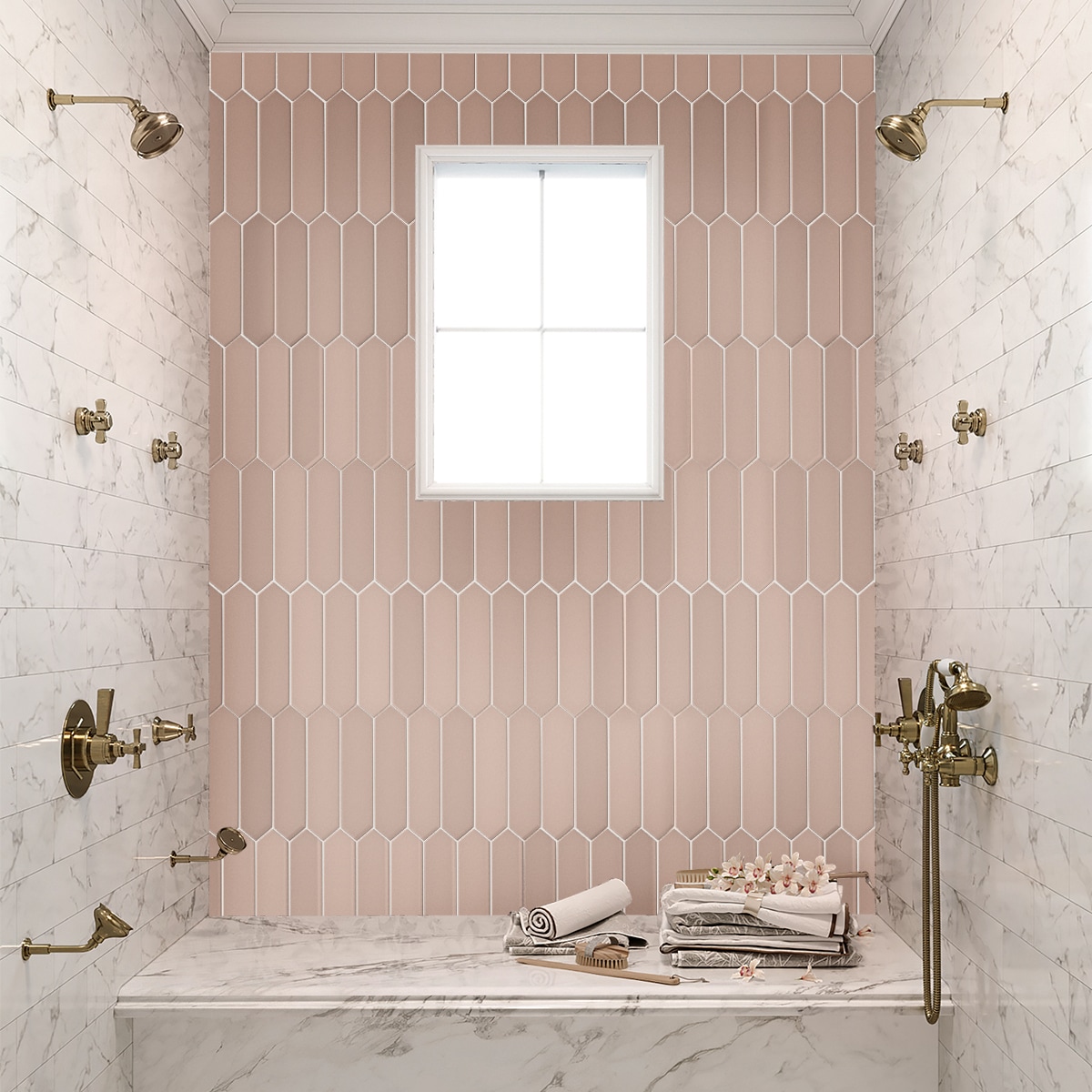 Apollo Tile APLALF88ROSE Ceramic-Tile - View #2