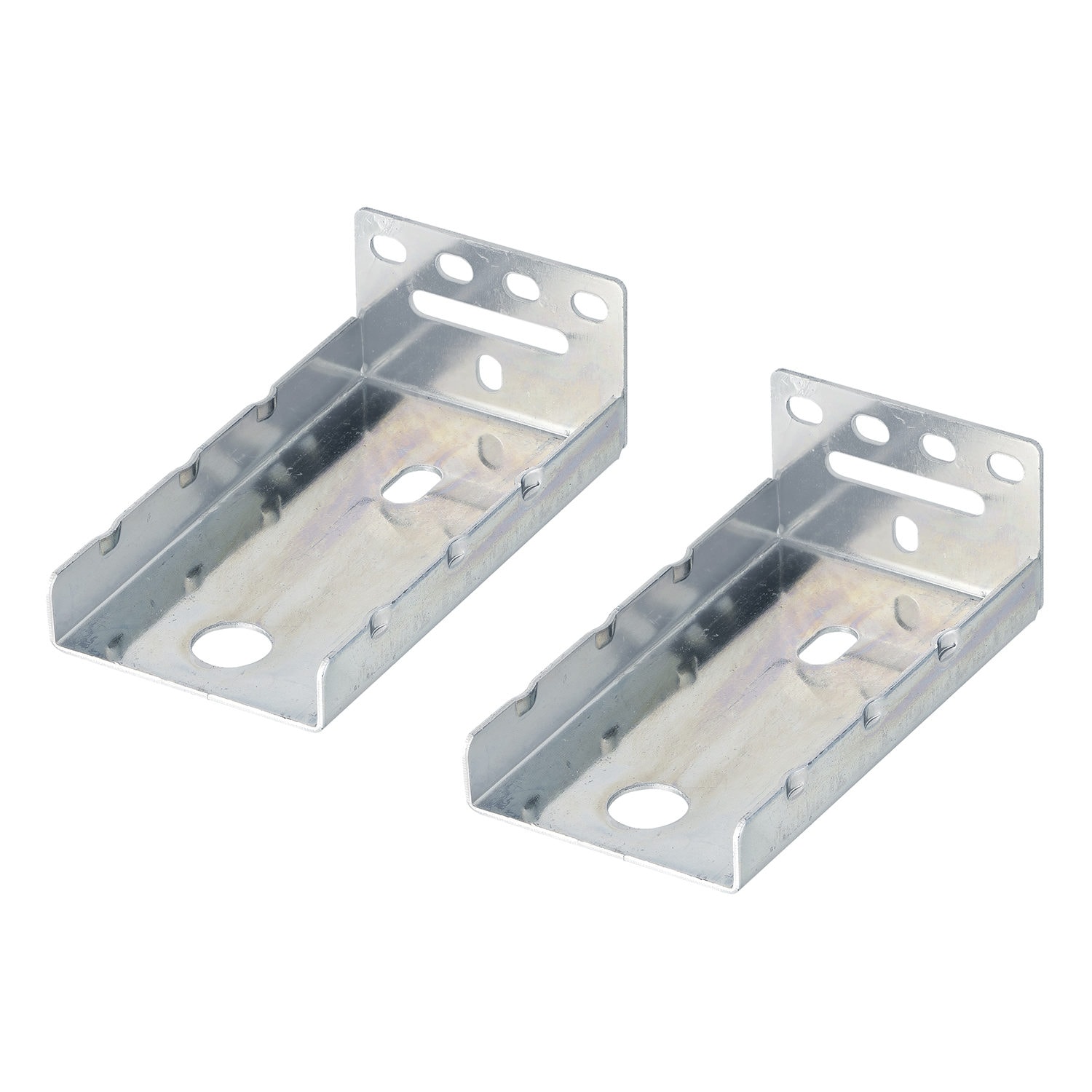 Richelieu 2-Pack Rear Support Bracket for Frameless Slides on Framed Cabinets | Steel | Zinc Finish | Drawer Hardware | Mounting: Rear-Mount Bracket -  BP9908BR2G