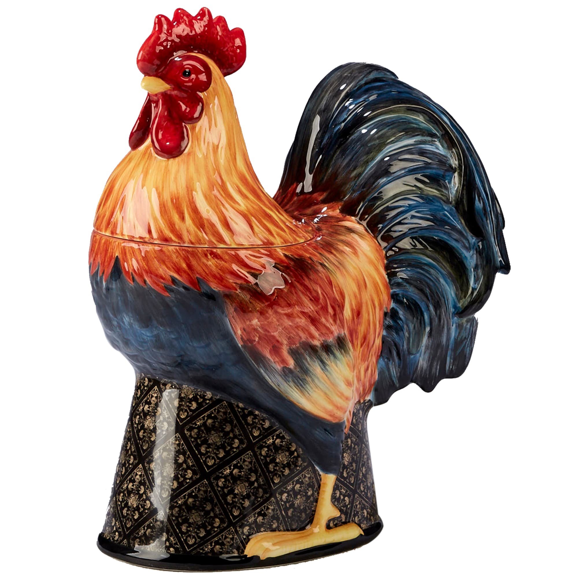 Certified International Ceramic Rooster Cookie Jar - Multiple Shapes ...