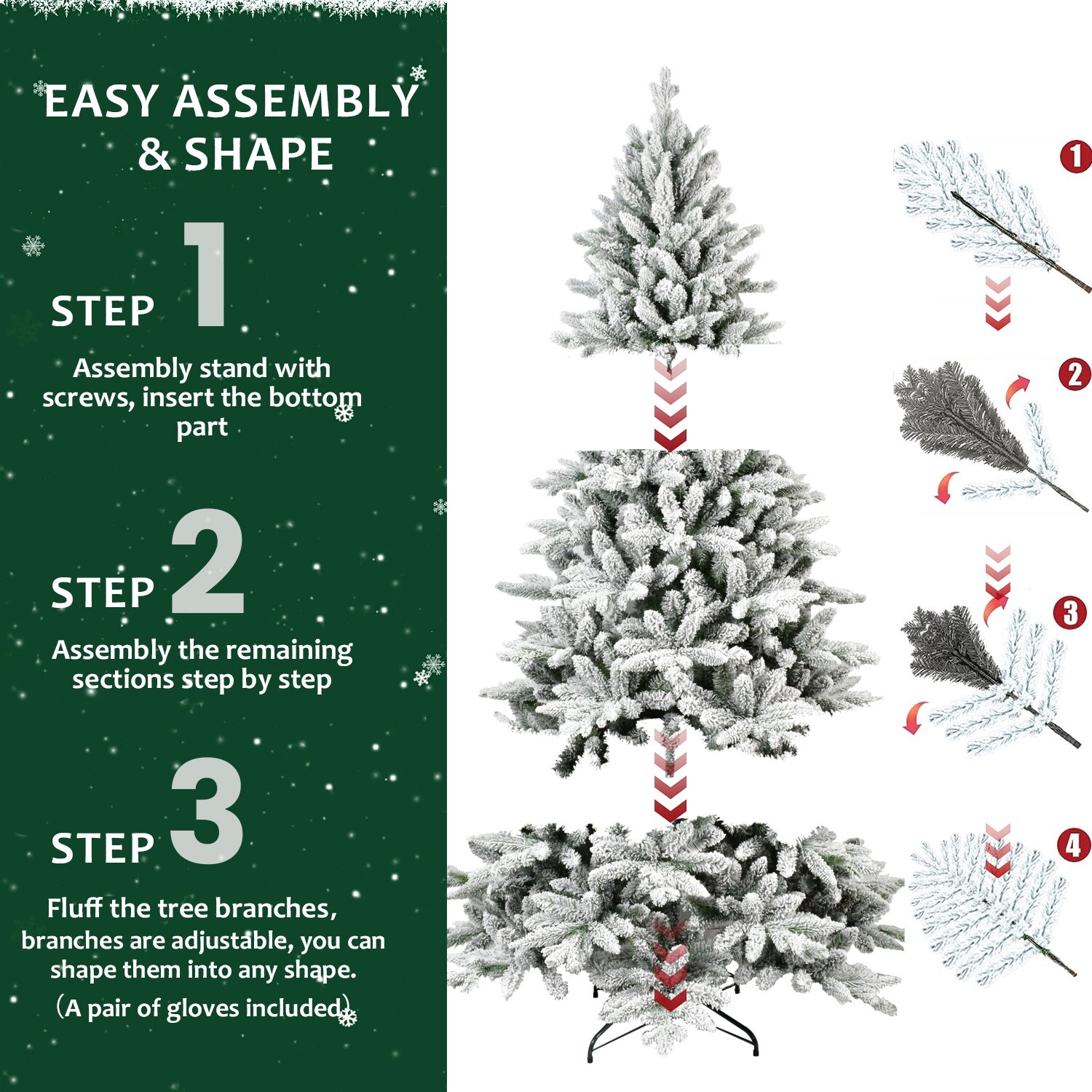 AAZJ JMR-307765AAZ Artificial-Christmas-Trees - View #5