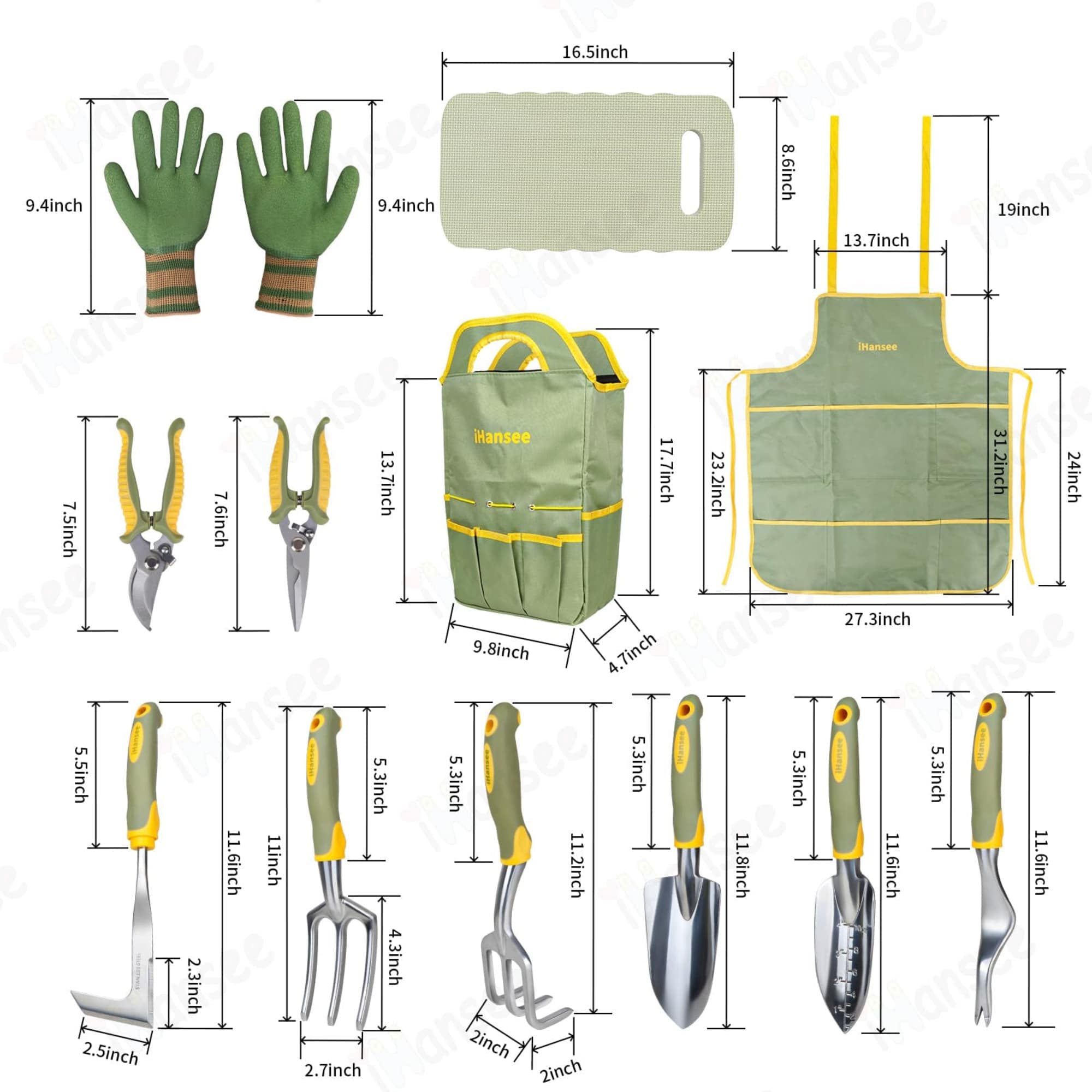 OGETFUUR L5MJA509GHTK4 Garden-Hand-Tool-Kits - View #2