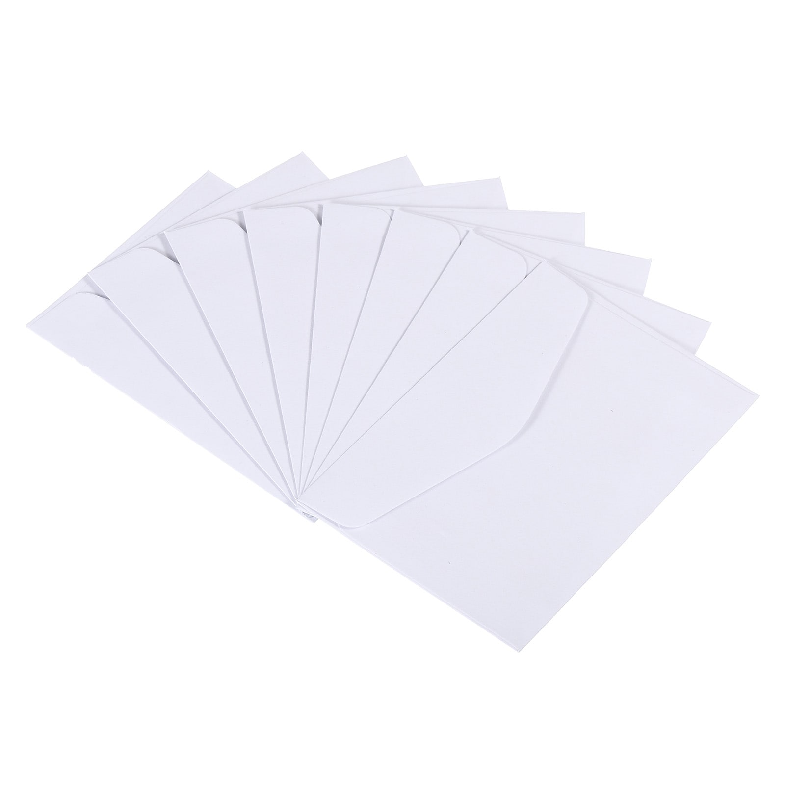 PATIKIL Mini Envelopes 24pcs Mini Gift Card Business Card Envelope for Small Note Cards Greeting Wedding White