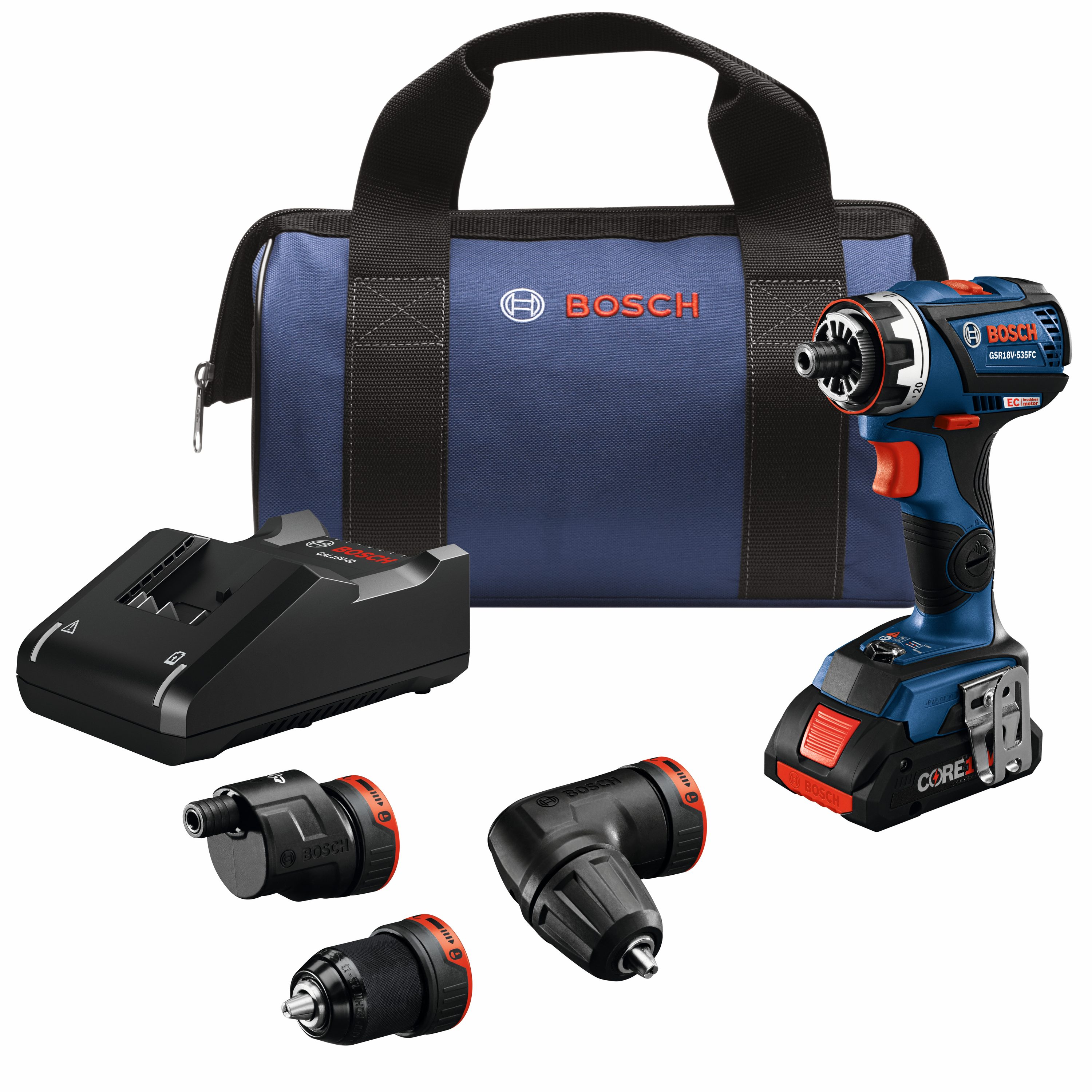 Bosch 18-volt 1/2-in Keyless Brushless Cordless Drill (1-Battery Included,  Charger Included and Soft Bag included) in the Drills department at