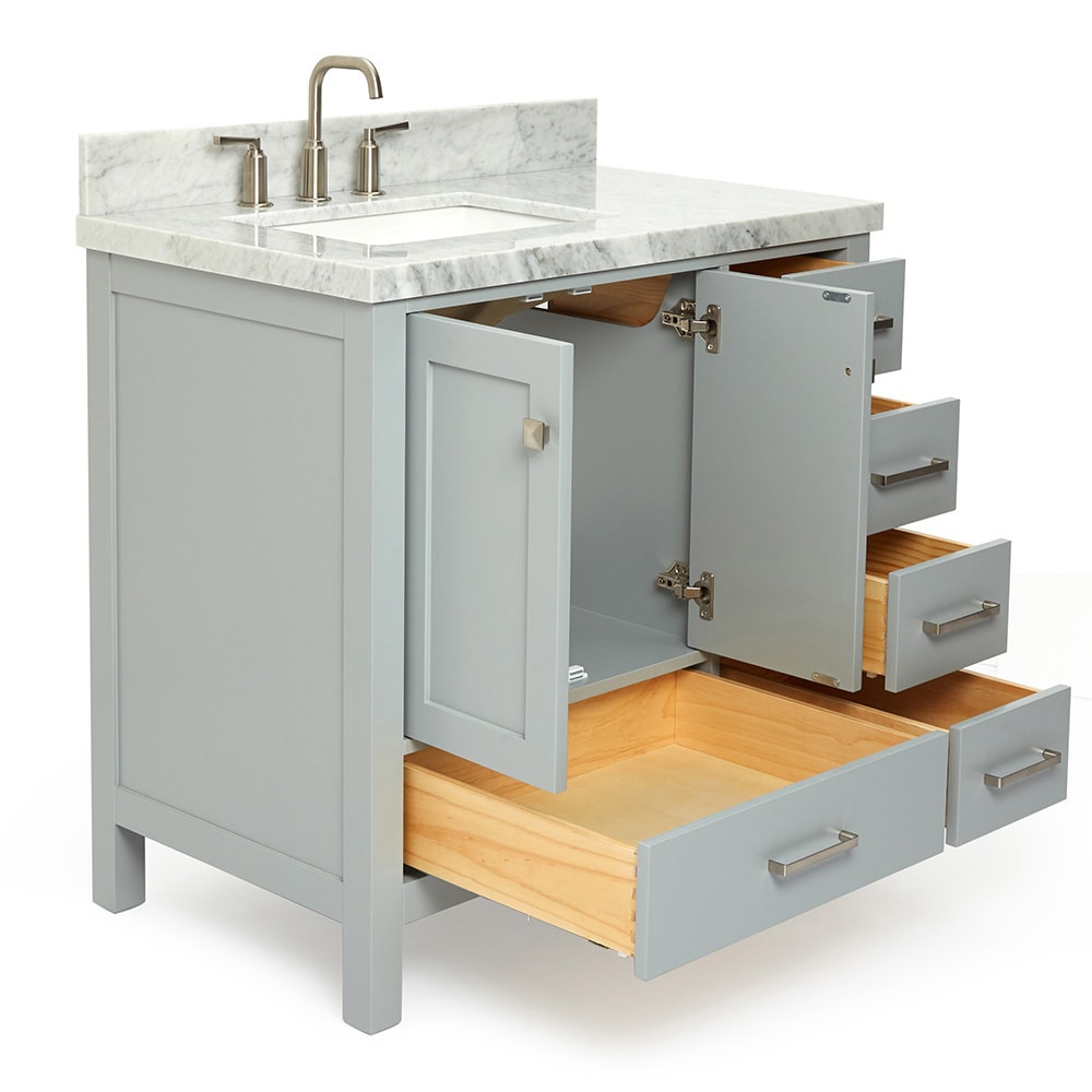 ARIEL A037SLCWRVOGRY Bath-Vanity-Combo - View #5