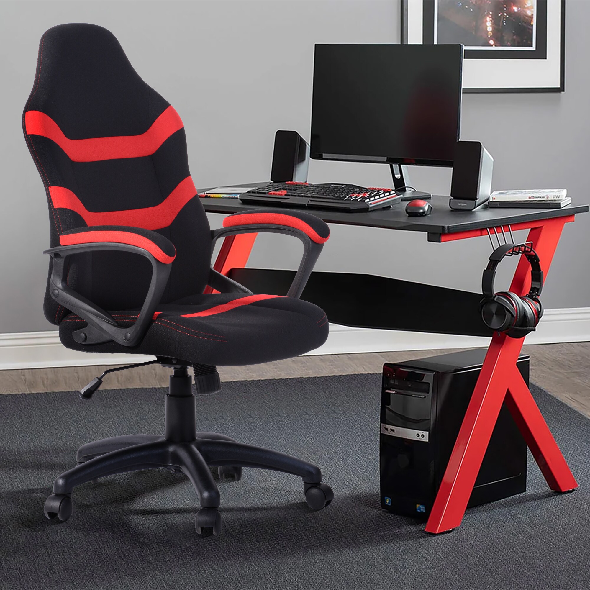 CASAINC ZD-ZY-8245RED-LA Office-Chairs - View #4