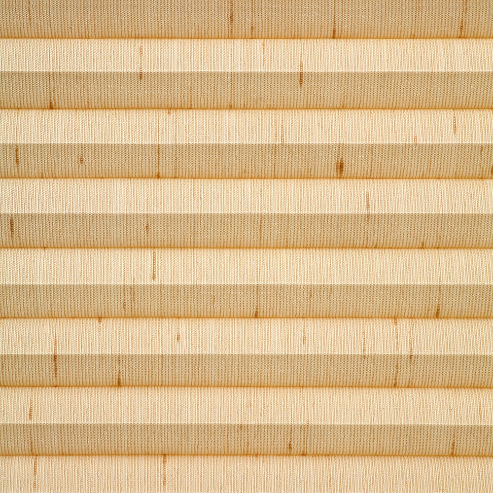 LEVOLOR 2052012 Seclusions Biscuit Light filtering Polycotton 9/16-in Single Cellular shade swatch