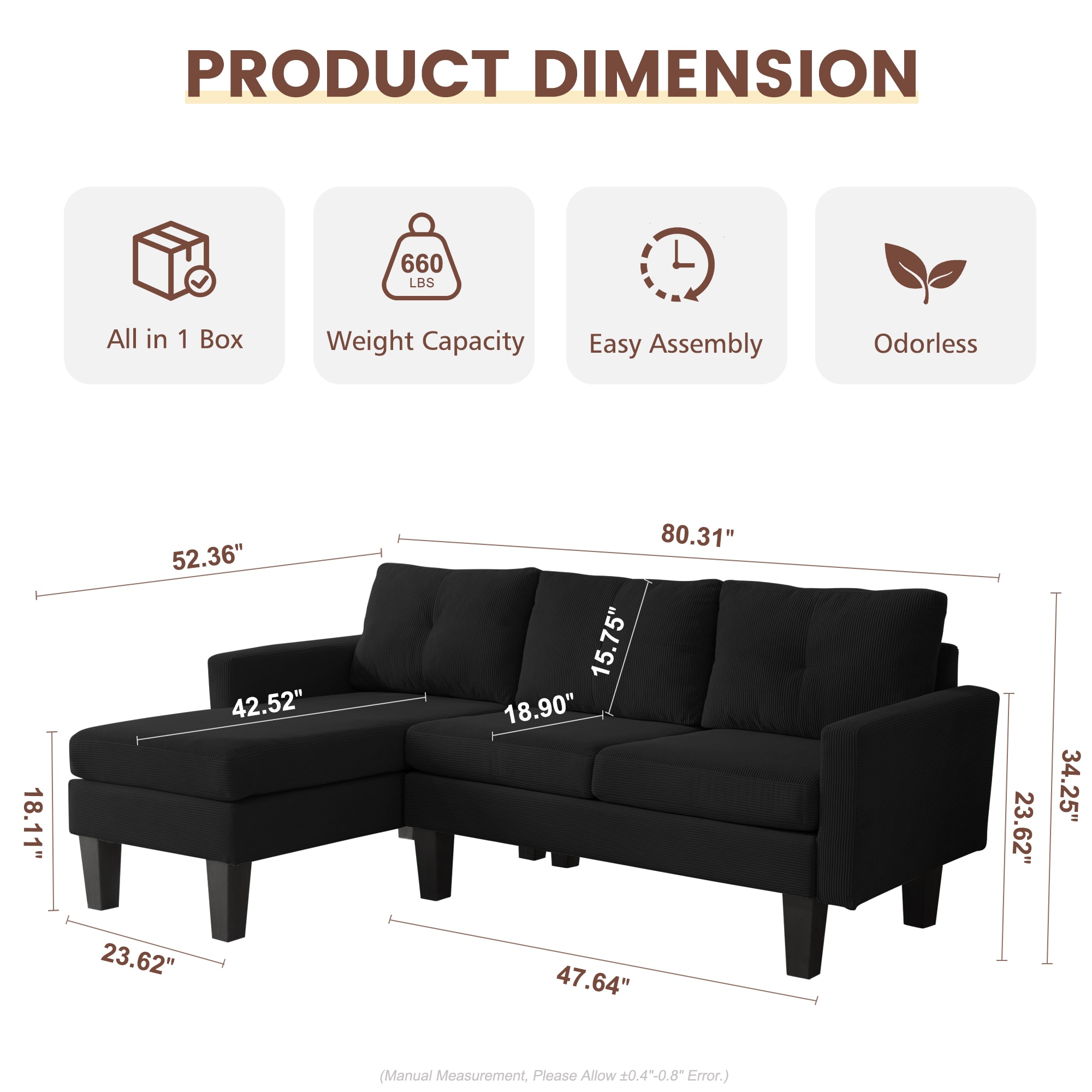 Ovios OLCK550-L Sofas-Loveseats - View #5