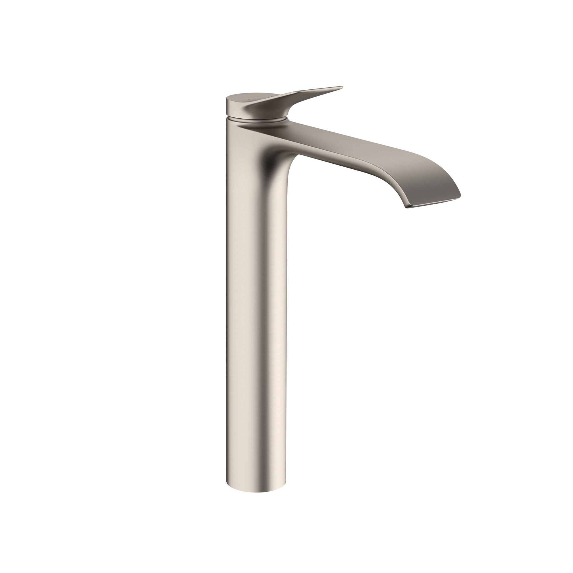 Hansgrohe 75042821 Vivenis Brushed Nickel Single hole 1-handle WaterSense Mid-arc Residential Handle Bathroom Sink Faucet