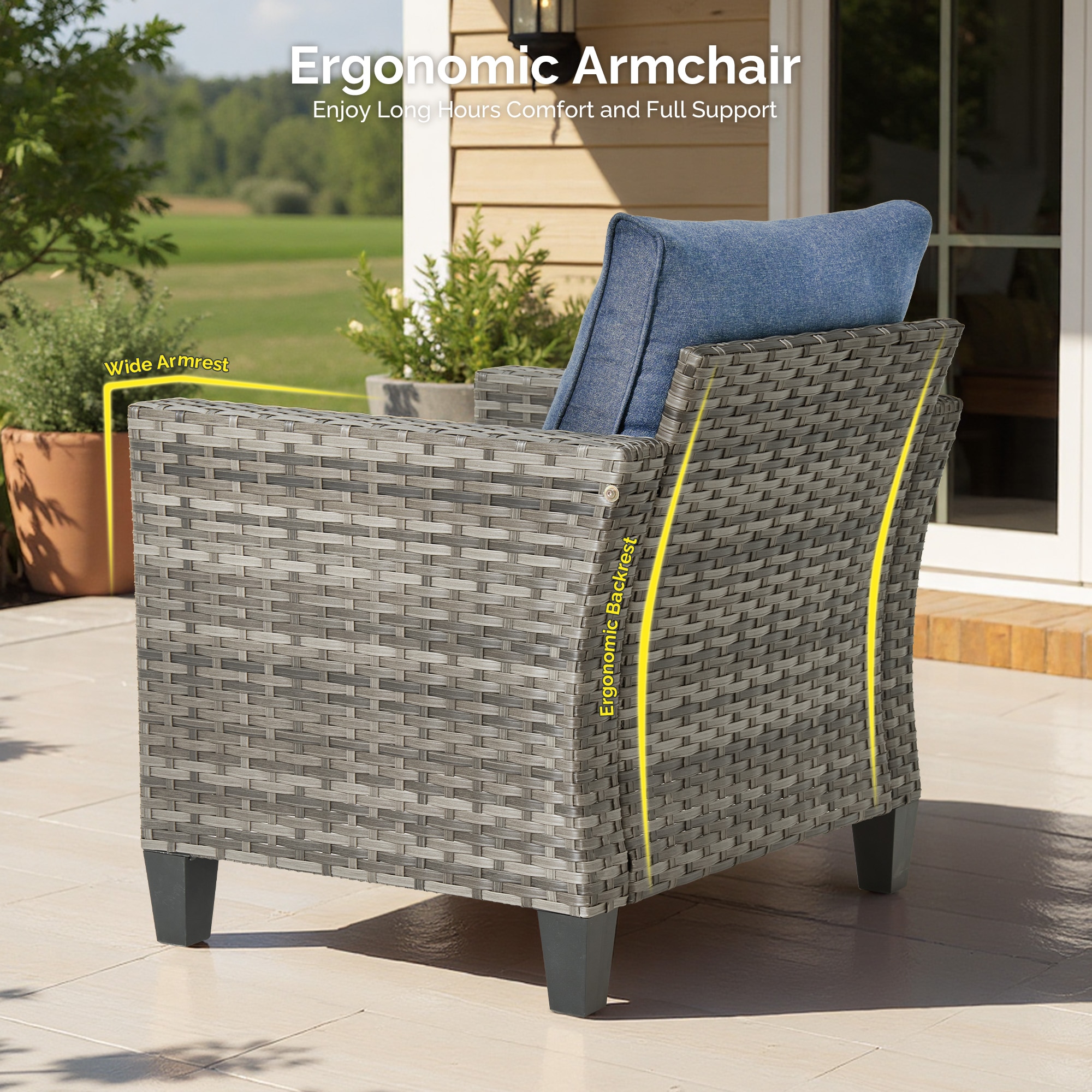 Caodoc L5-CFP03-GRS306 Patio-Sofas-Daybeds - View #3
