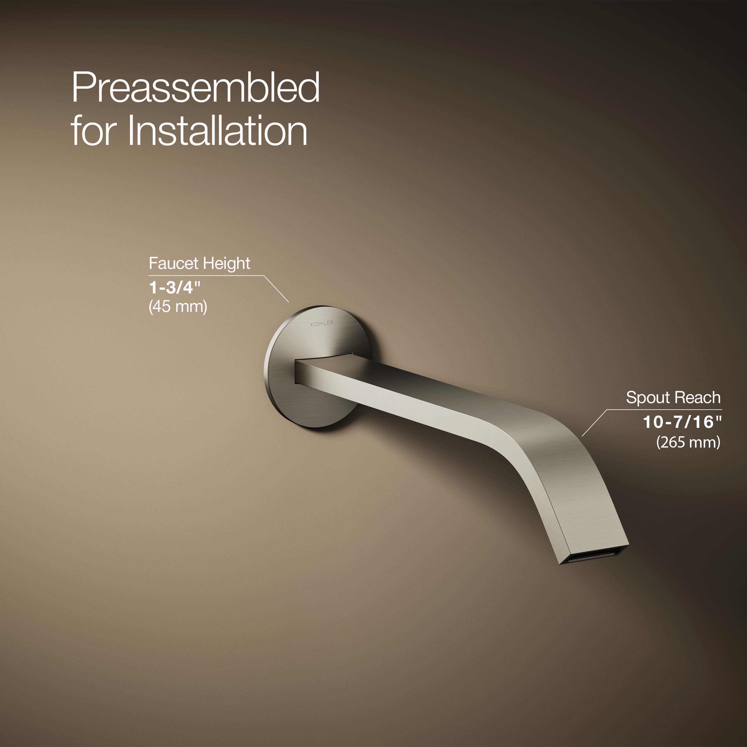 KOHLER K-T23888-BN Tub-Spout - View #4