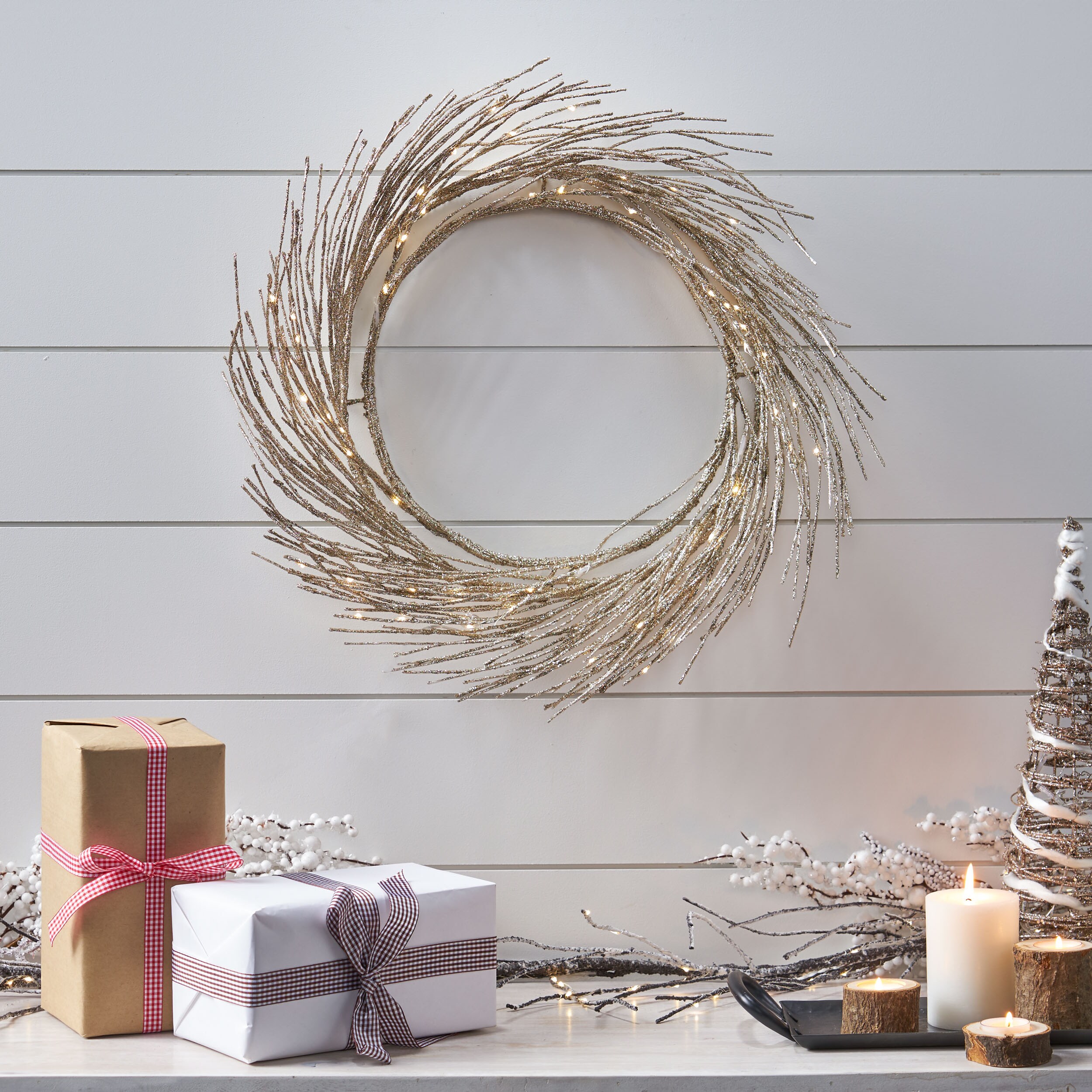 AAZJ NBC-CM70560 Artificial-Christmas-Wreaths - View #6