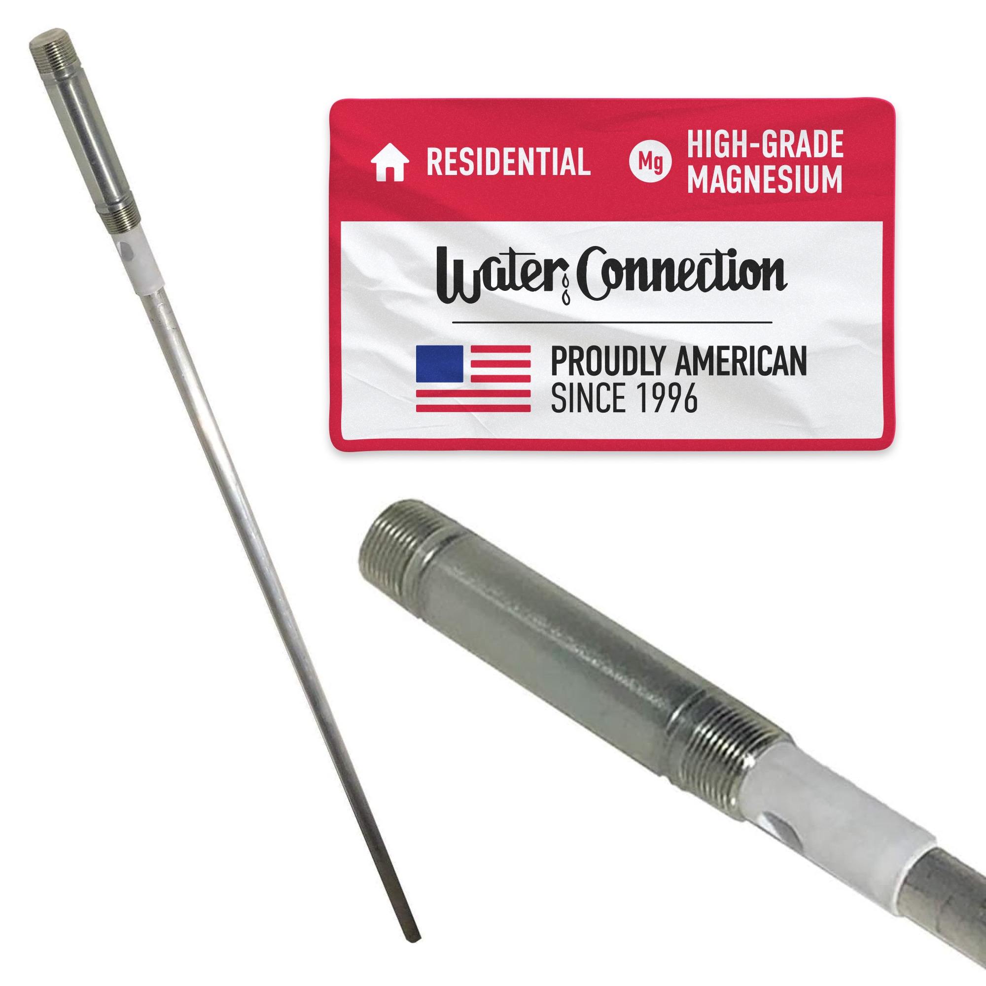 Water Connection AR110 Water Heater Anode Rod