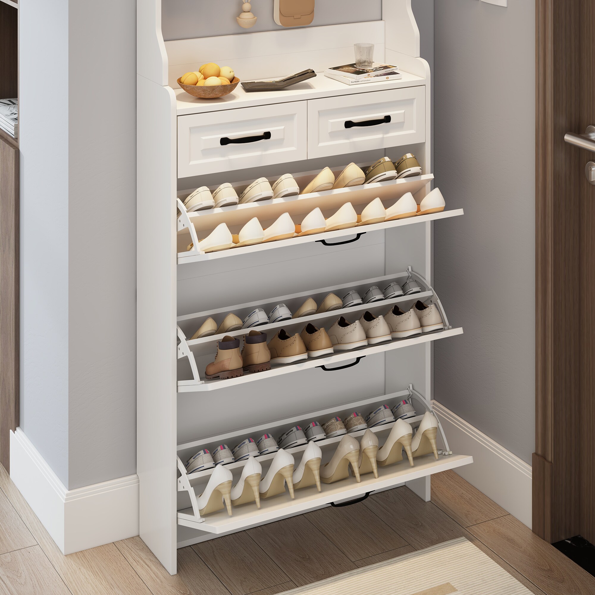 SINOFURN SYC080015WT Shoe-Racks - View #10
