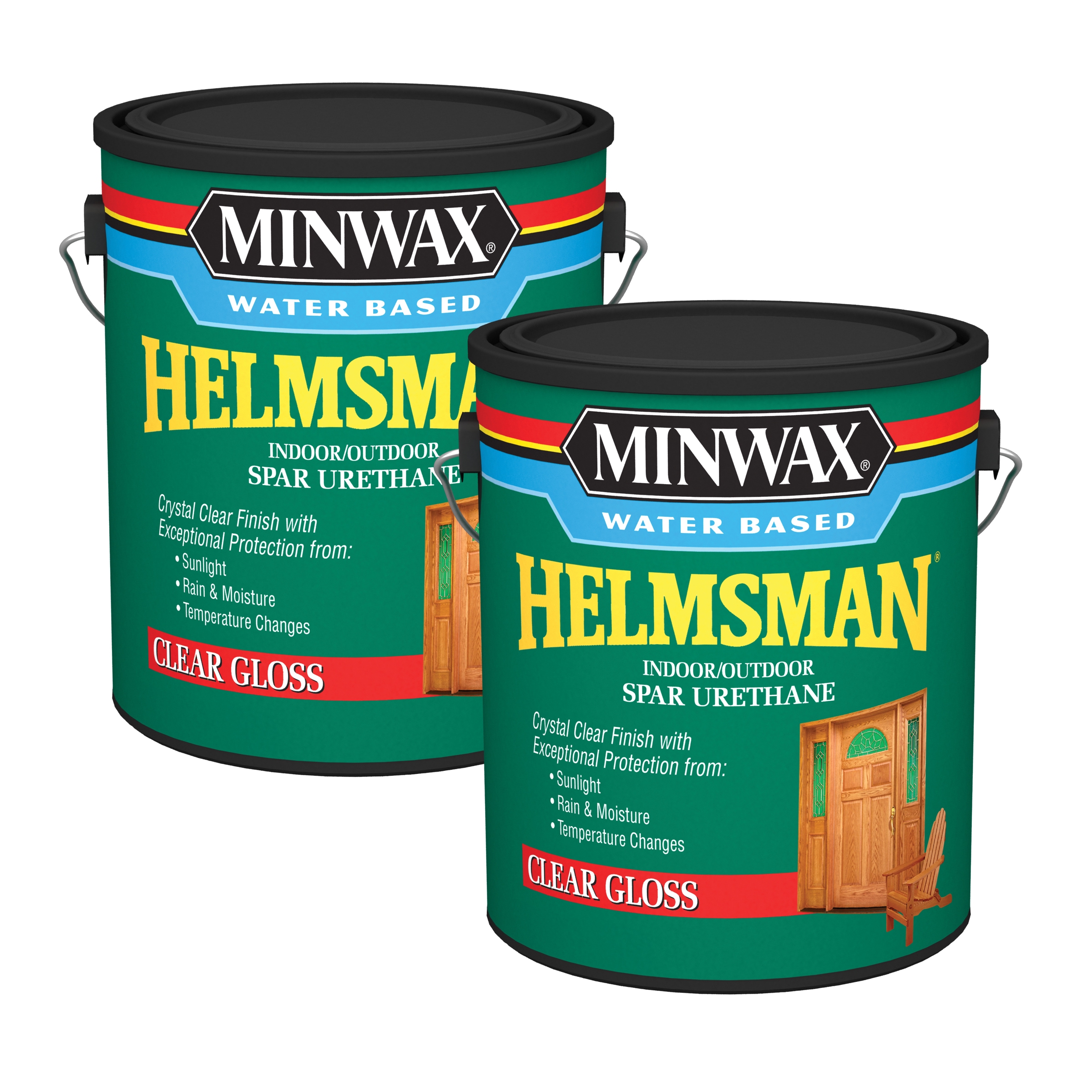 Minwax 710500000SOS Helmsman Clear Gloss Water-based Interior/Exterior Spar urethane ( 1-gallon )