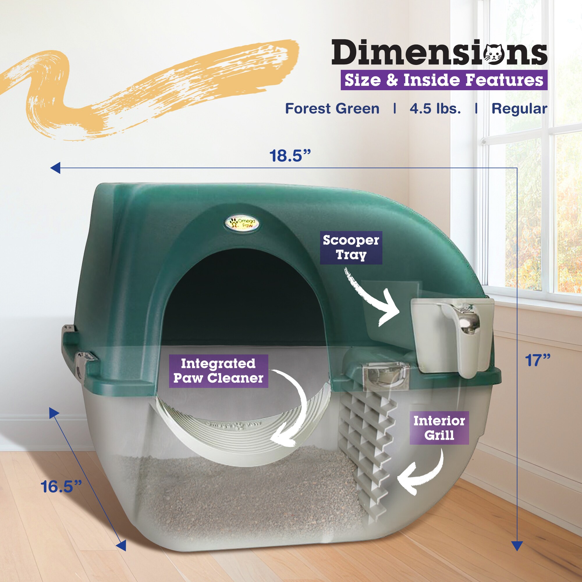 Omega Paw 207924 Cat-Litter-Box - View #4
