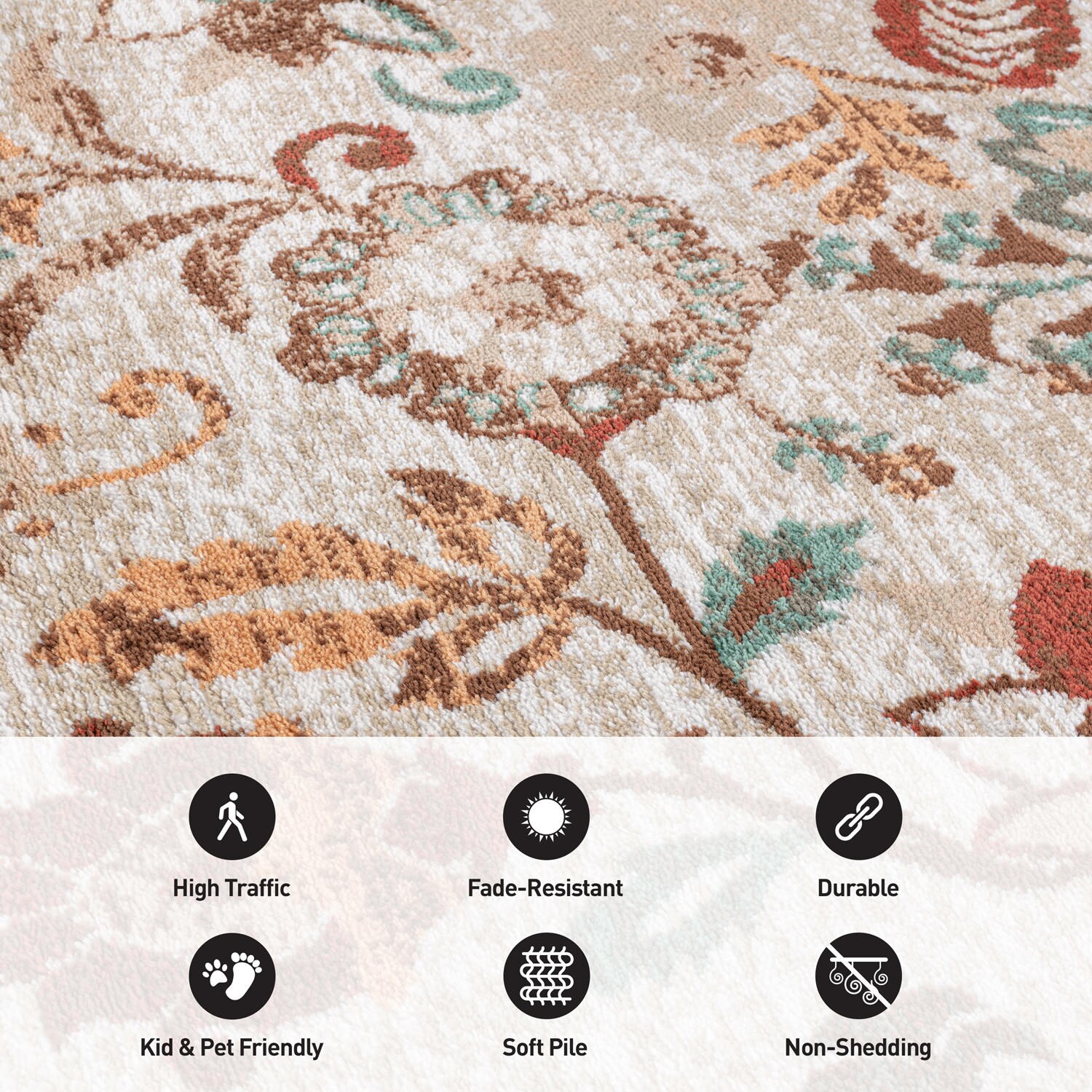 World Rug Gallery WR145BEIGE2X8 rugs - View #4