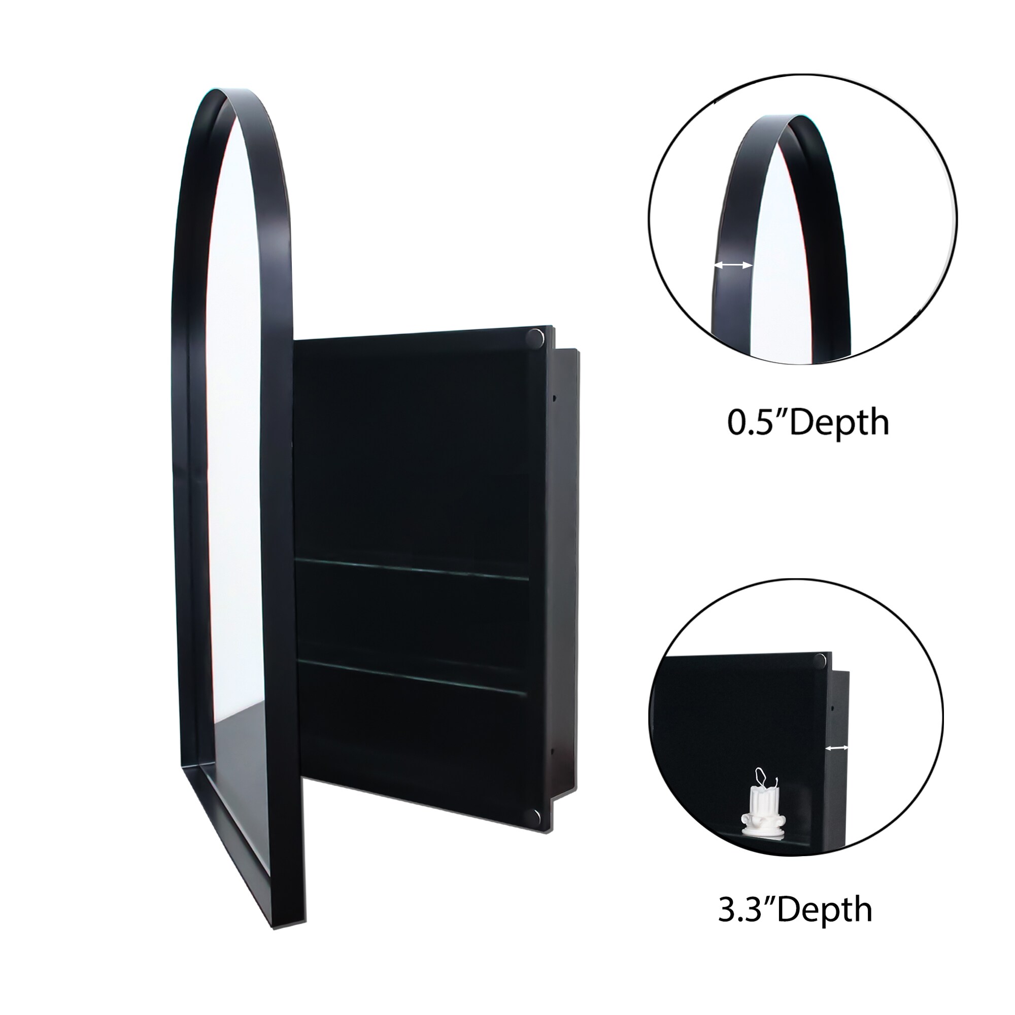 WELLFOR EX-SL2MC2030R Bathroom-Medicine-Cabinets - View #9