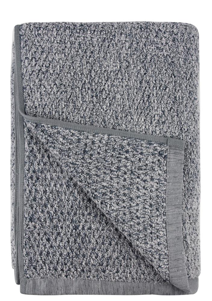 Everplush Diamond Jacquard Bath Towel, 1 Pack, Dusk (Grey Blue)