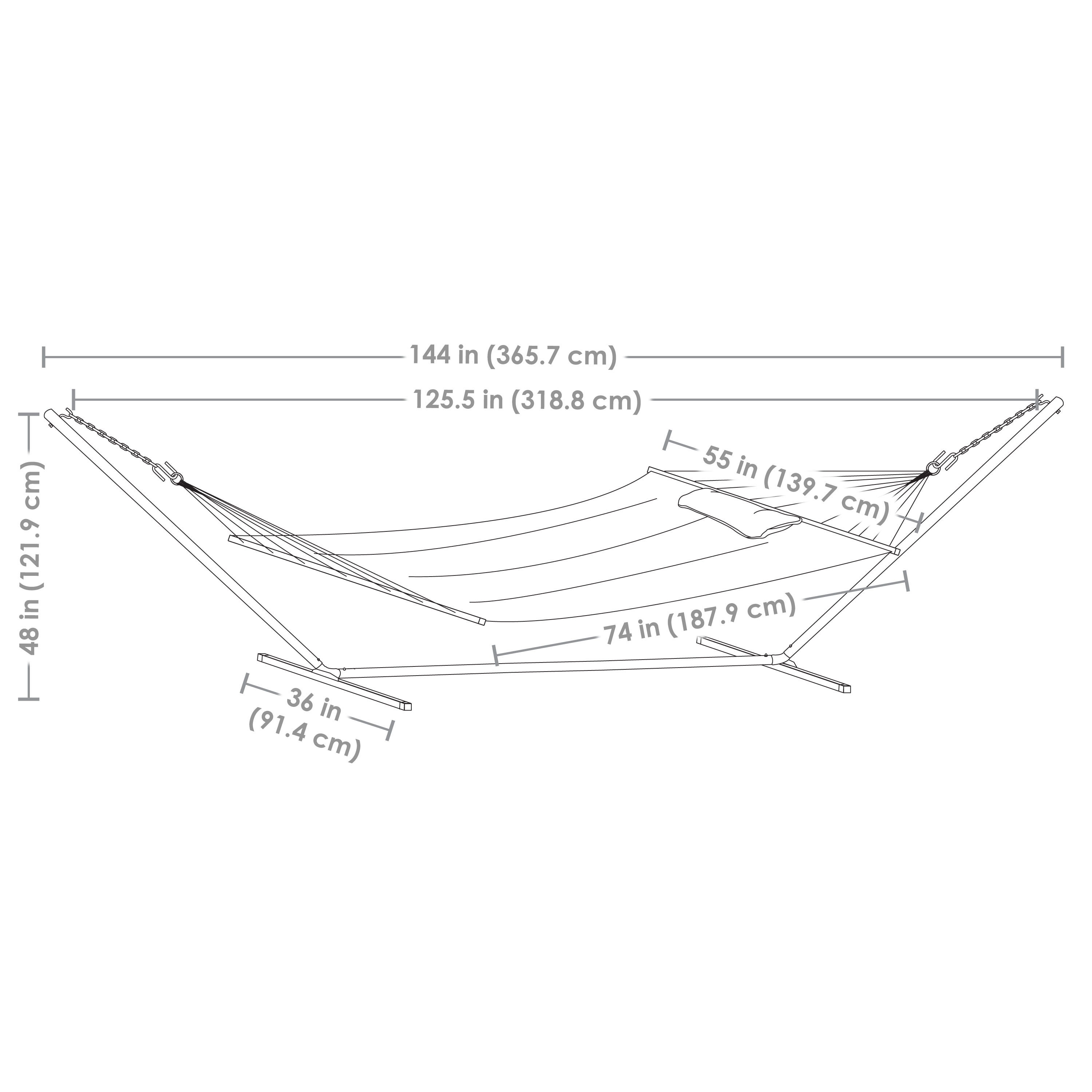 Sunnydaze Decor LY-QFH-BLK-COMBO hammocks - View #8