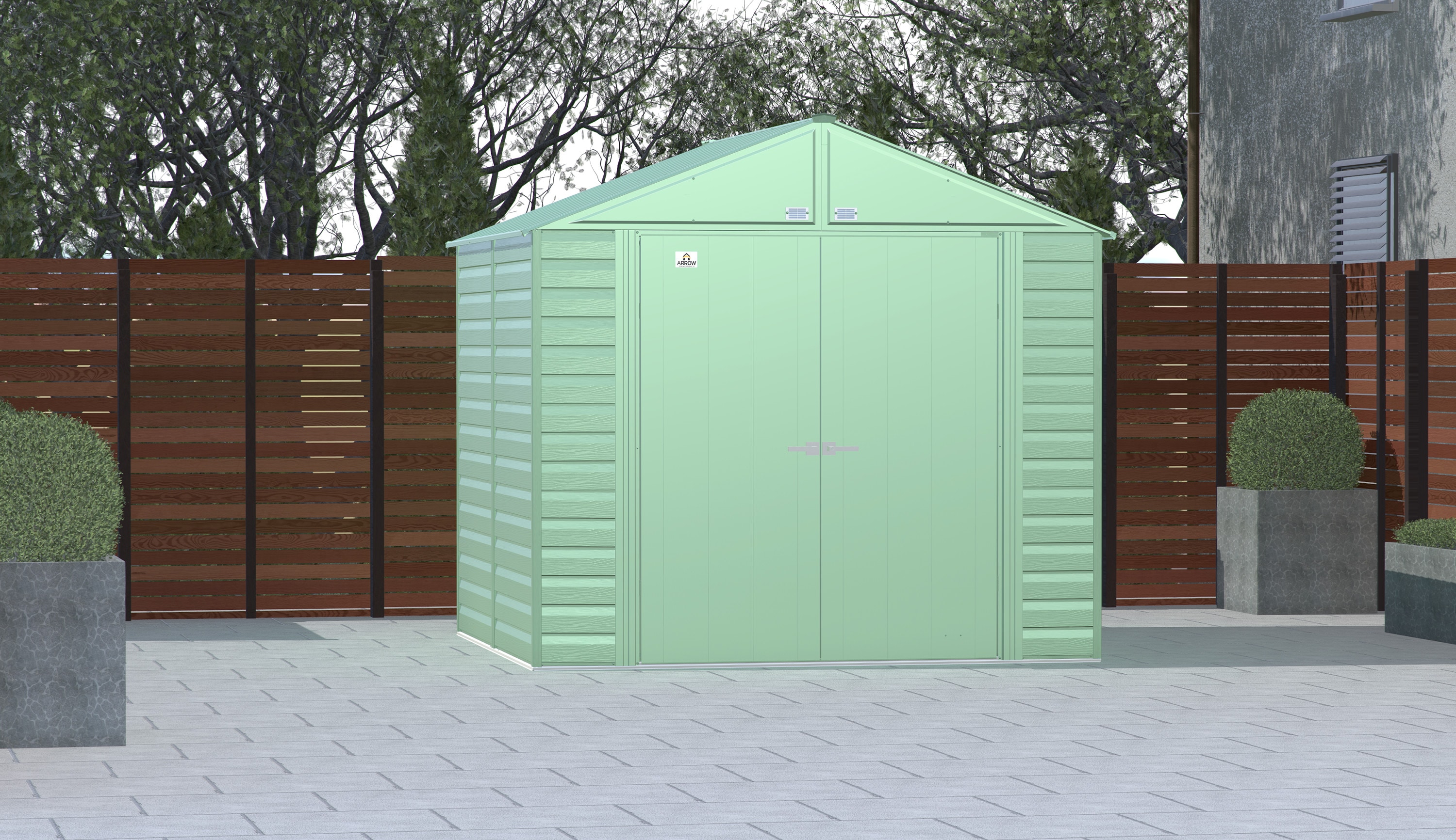 Arrow SCG88SG 8-ft x 8-ft Select Galvanized steel Storage Shed