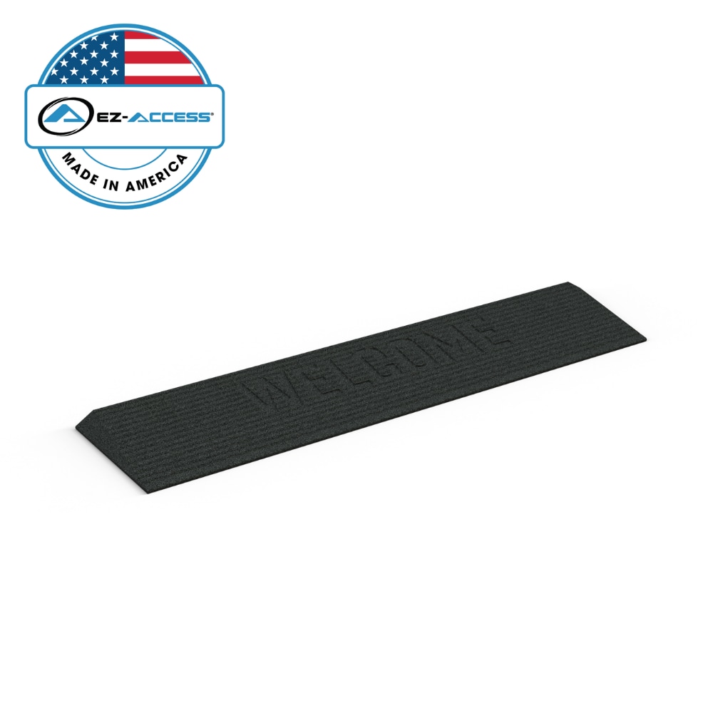 EZ-ACCESS Transitions 0.7-ft x 36-in Rubber Threshold Doorway Wheelchair Ramp