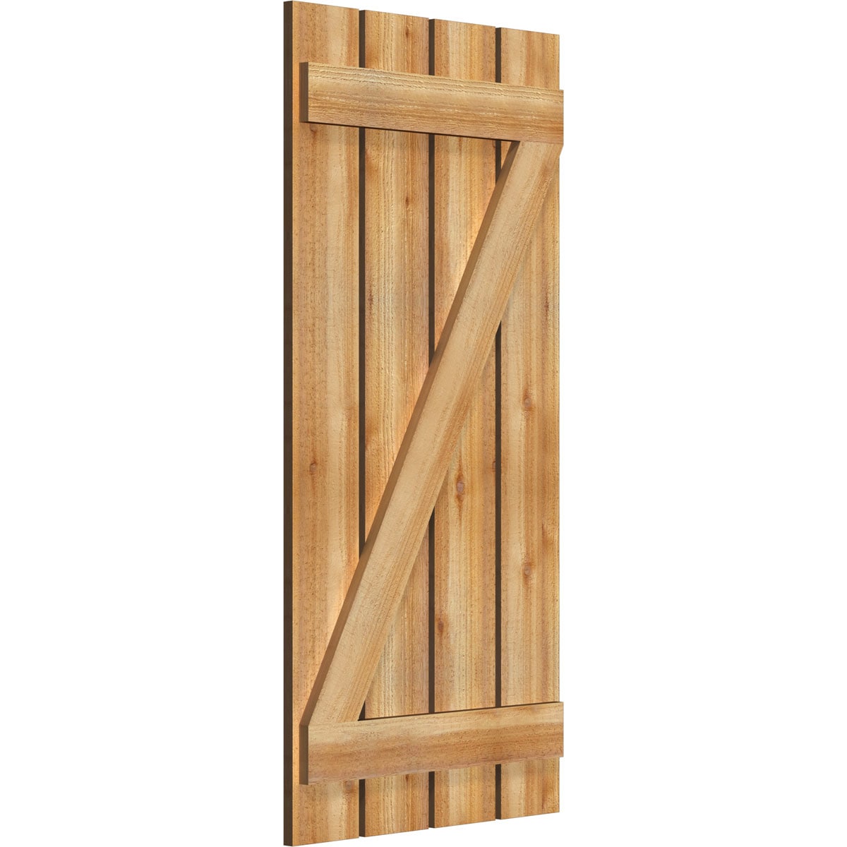 Ekena Millwork RBS06Z23X048RWR Exterior-Shutters - View #2