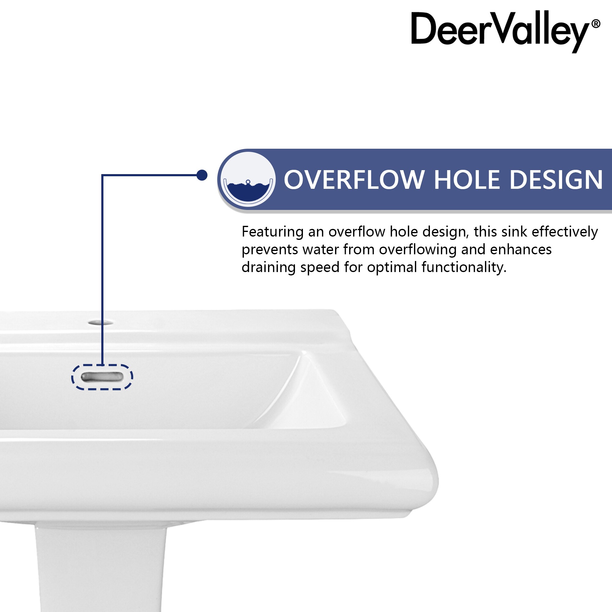 DeerValley DV-1P52101 Complete-Pedestal-Lavatories - View #4