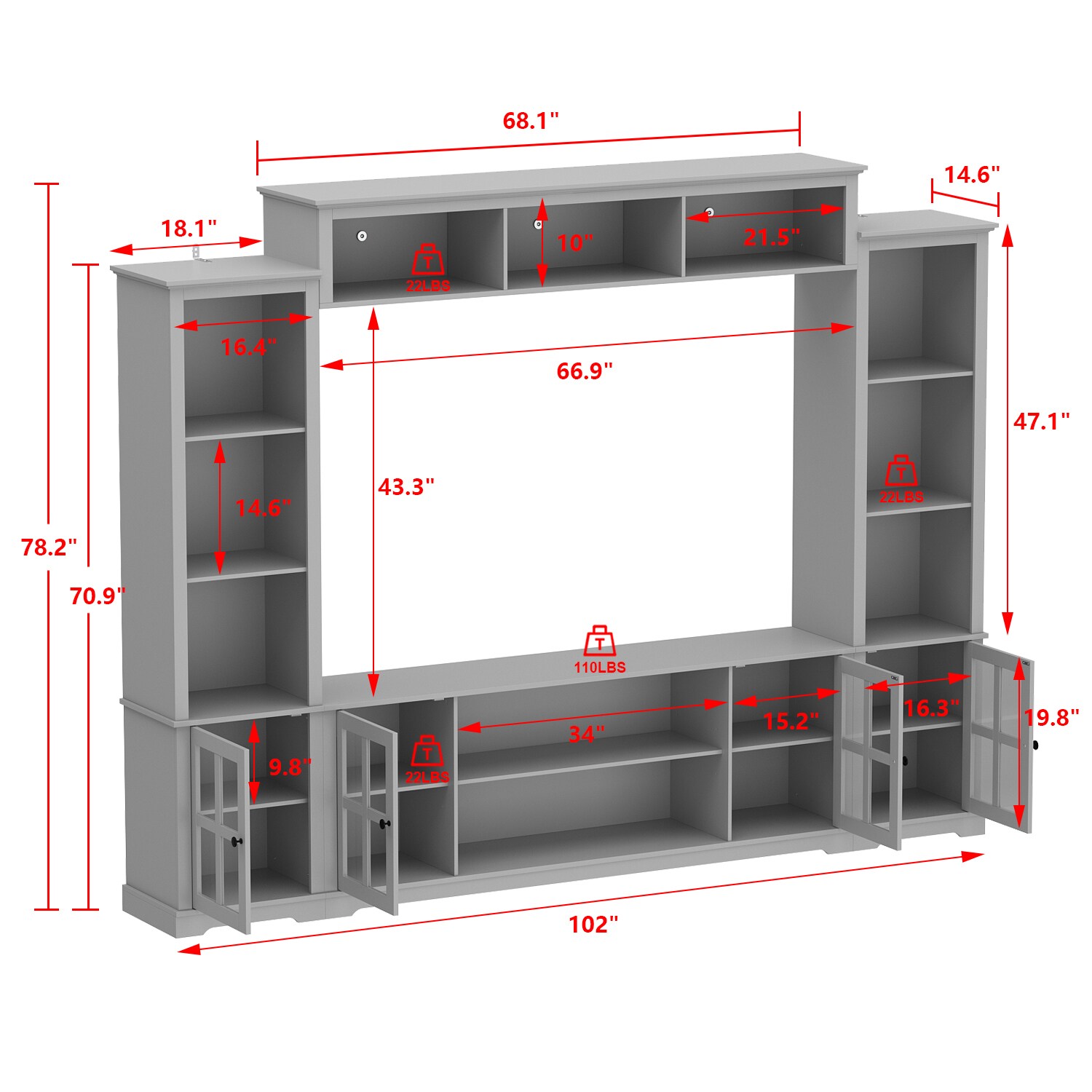 FUFU&GAGA KF020341-05+06 Tv-Stands - View #16