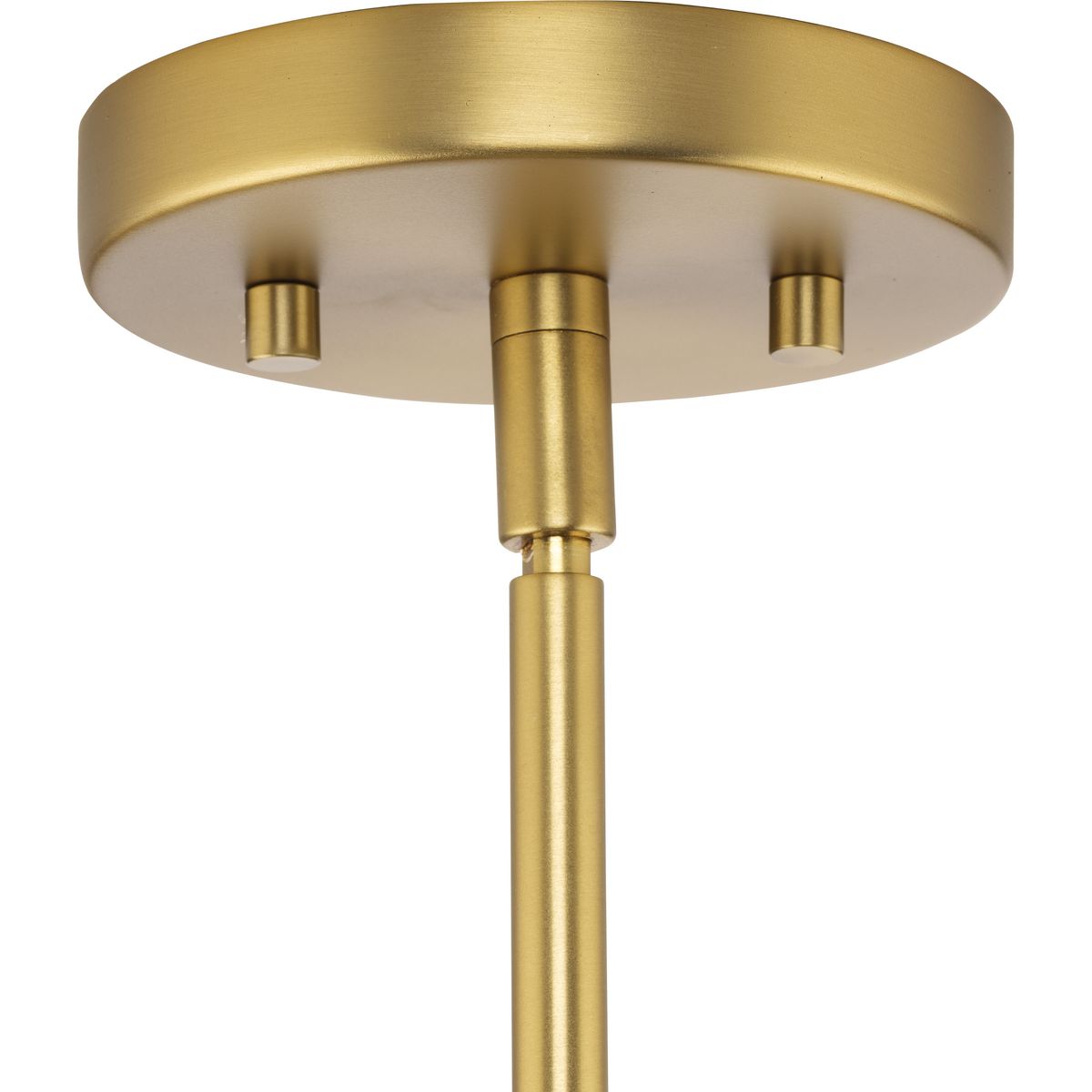 Copeland Brushed Gold Pendant with Opal Glass Shade