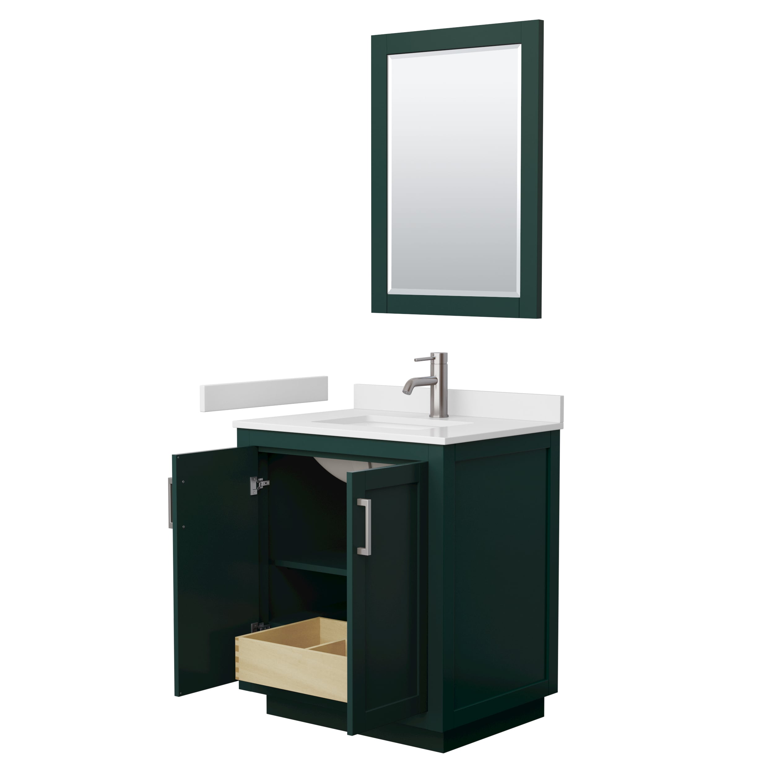 Wyndham Collection WCF292930SGEWCUNSM24 Bath-Vanity-Combo - View #3